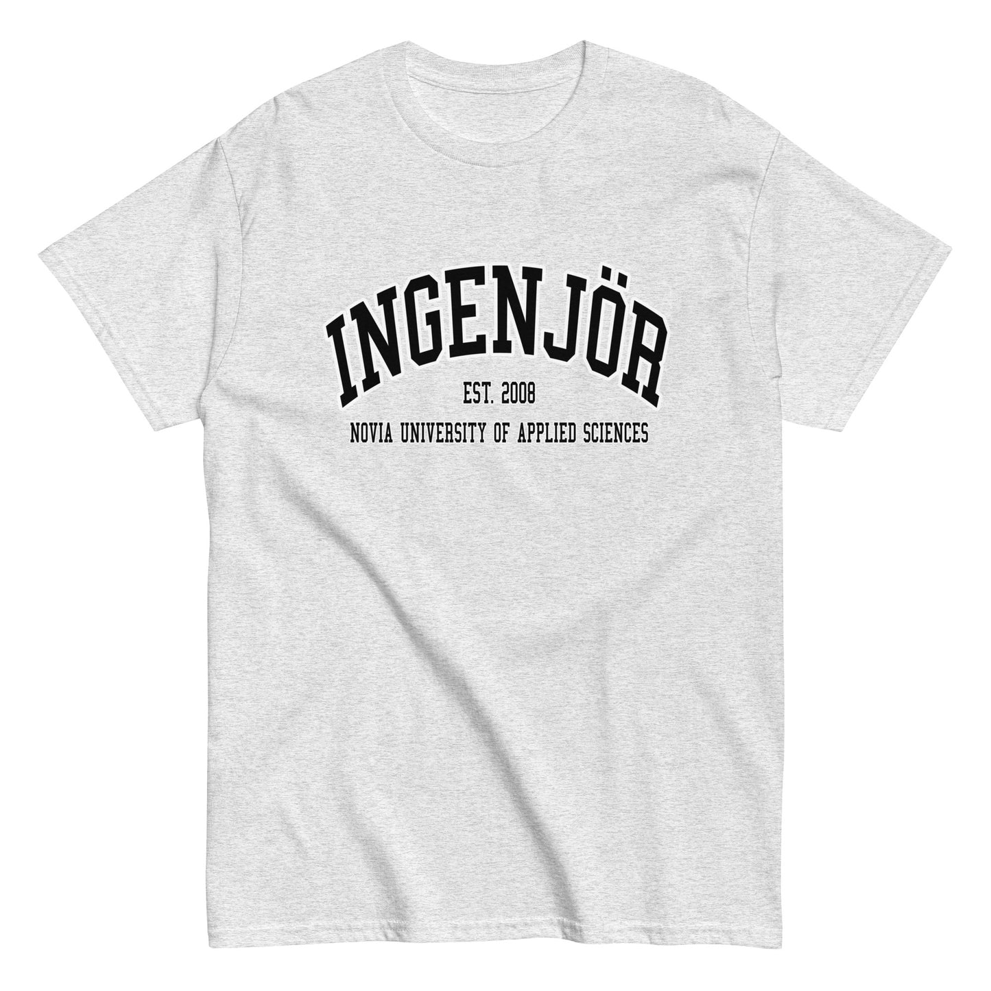 Ingenjör Tee Svart Tryck