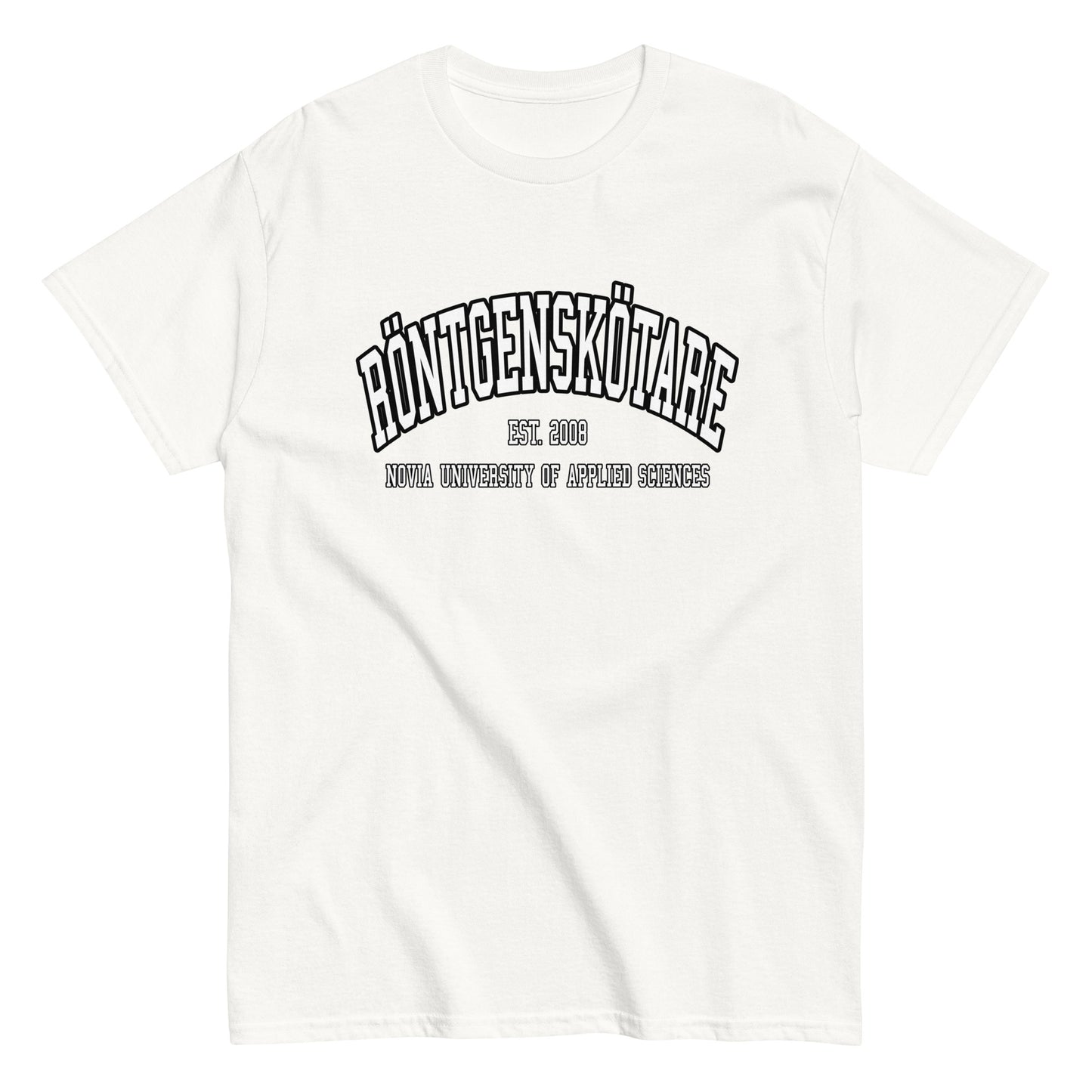 Röntgenskötare Tee Vitt Tryck