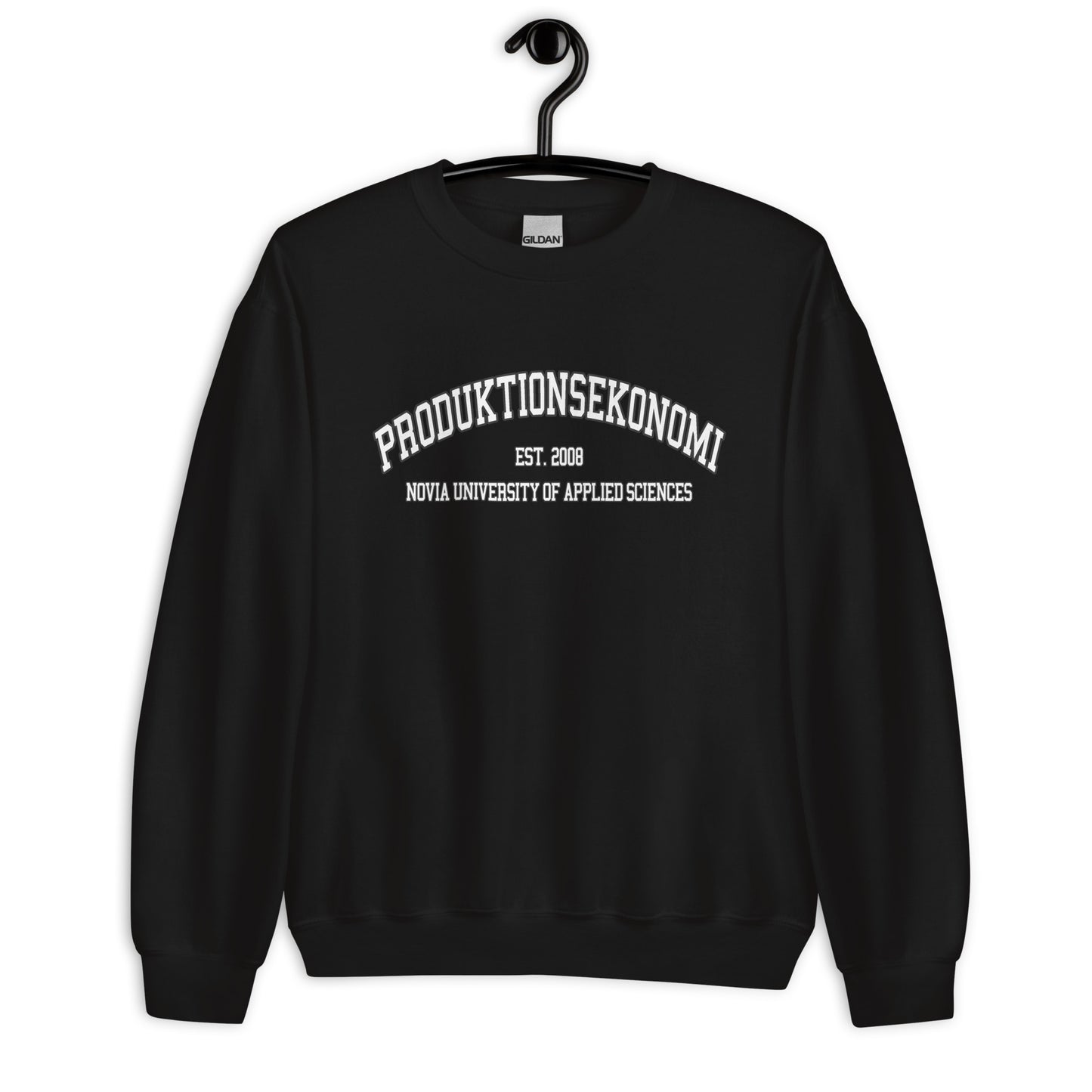 Produktionsekonomi Sweatshirt Svart Tryck