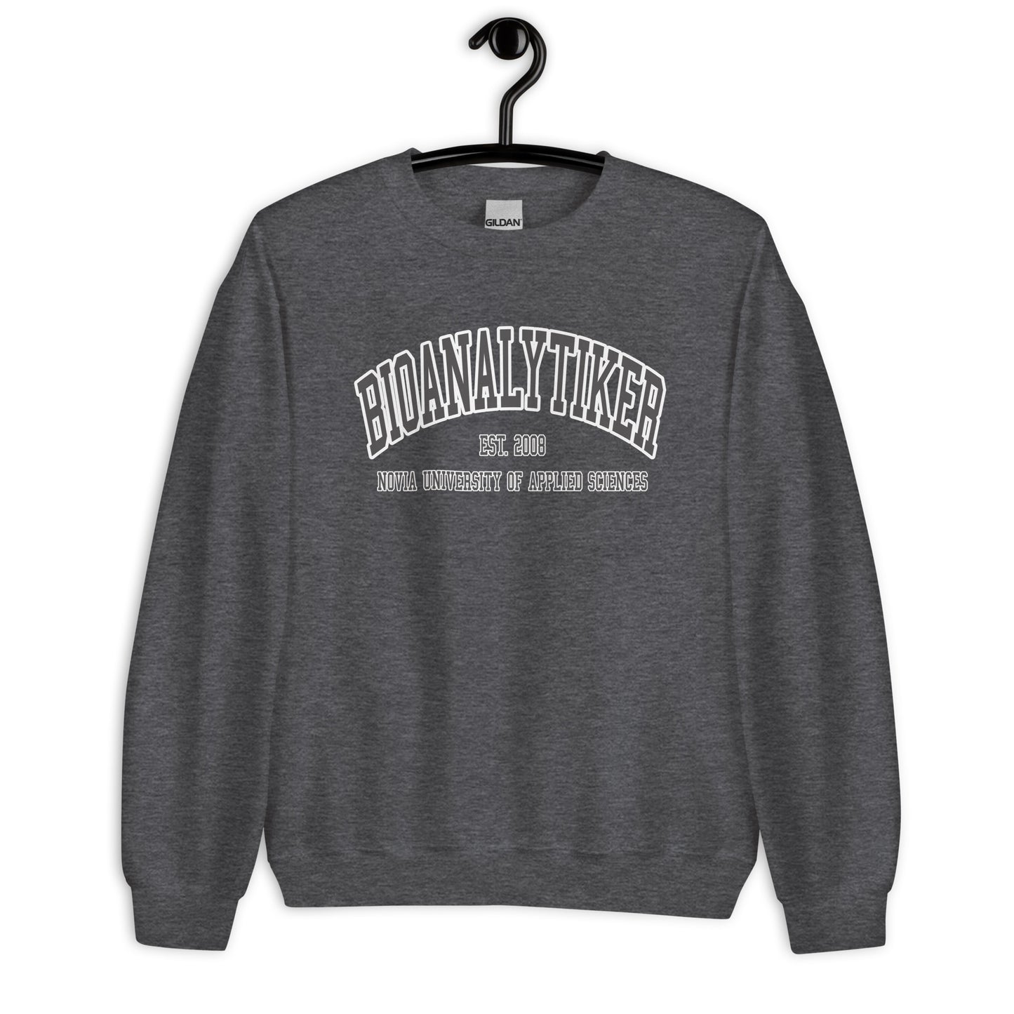 Bioanalytiker Sweatshirt Svart Tryck