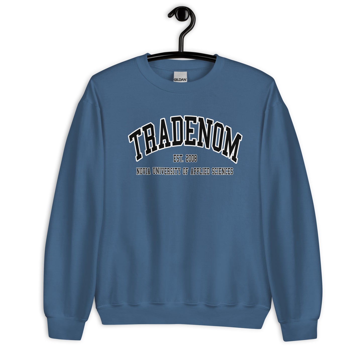 Tradenom Sweatshirt Svart Tryck