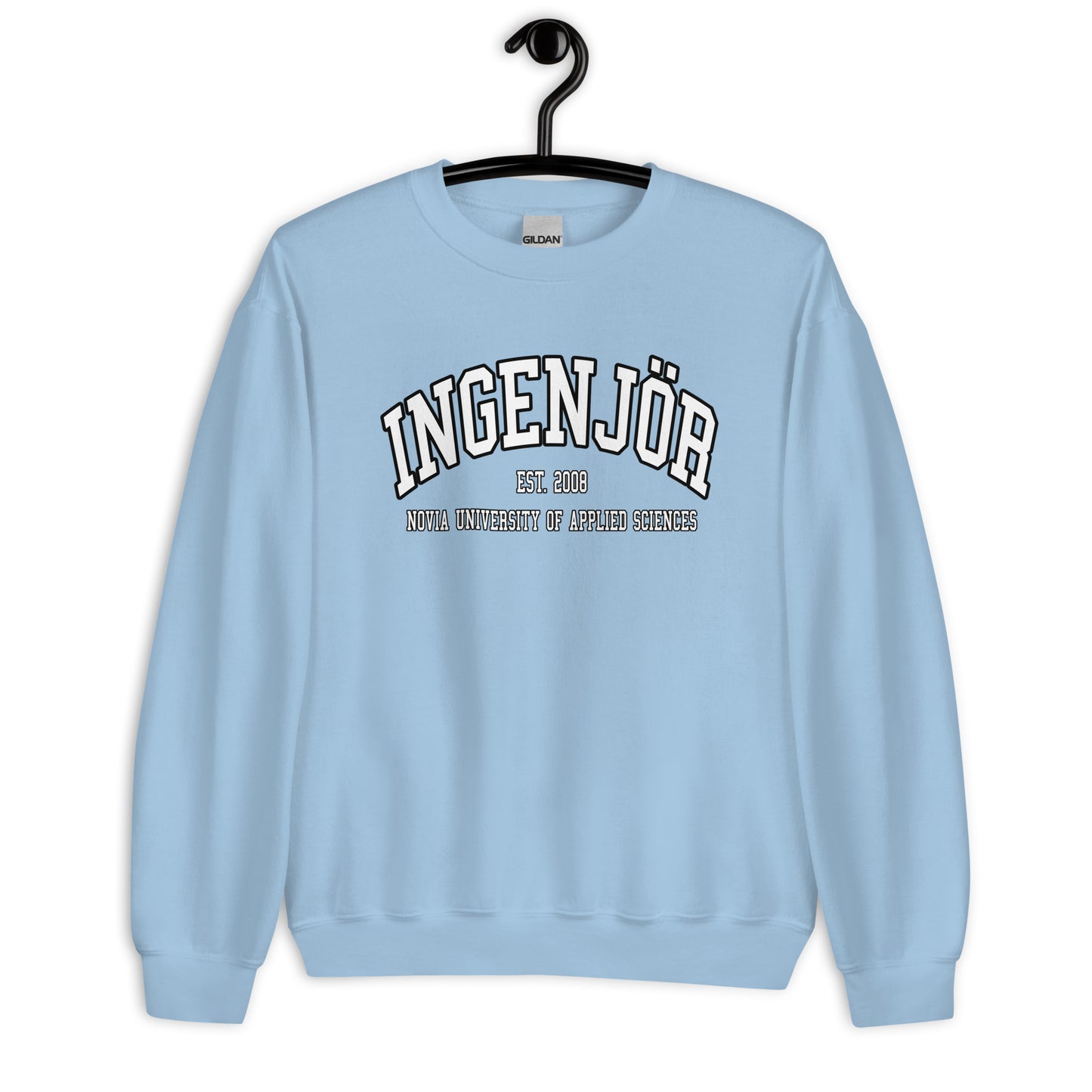 Ingenjör Sweatshirt Vitt Tryck