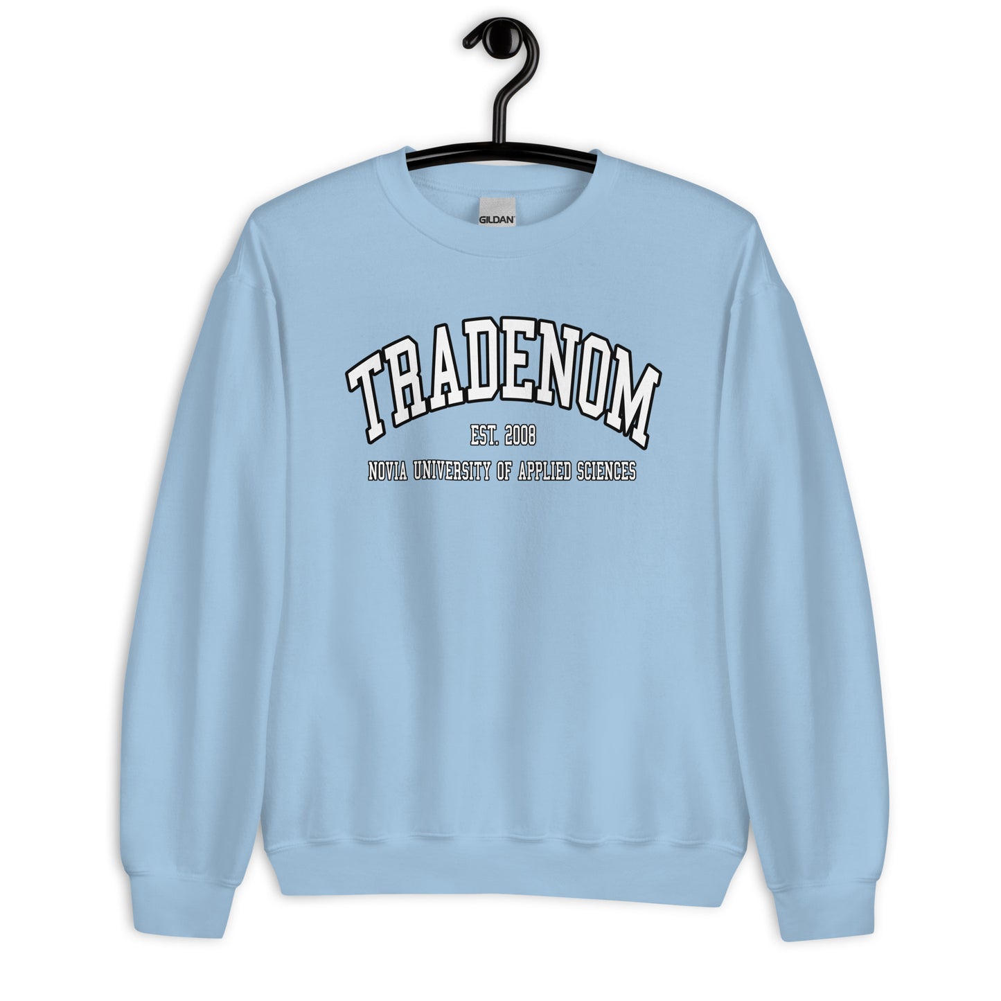Tradenom Sweatshirt Vitt Tryck
