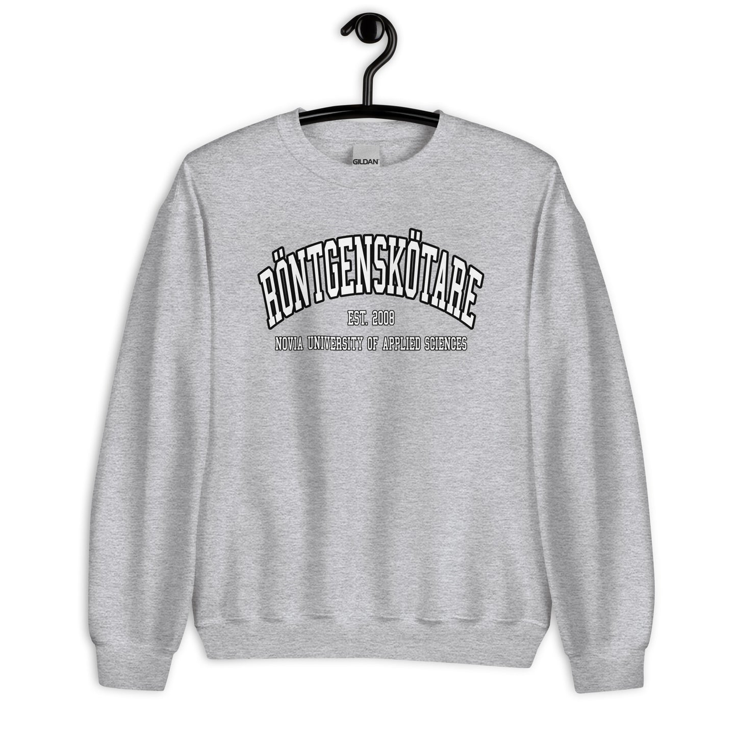 Röntgenskötare Sweatshirt Vitt Tryck