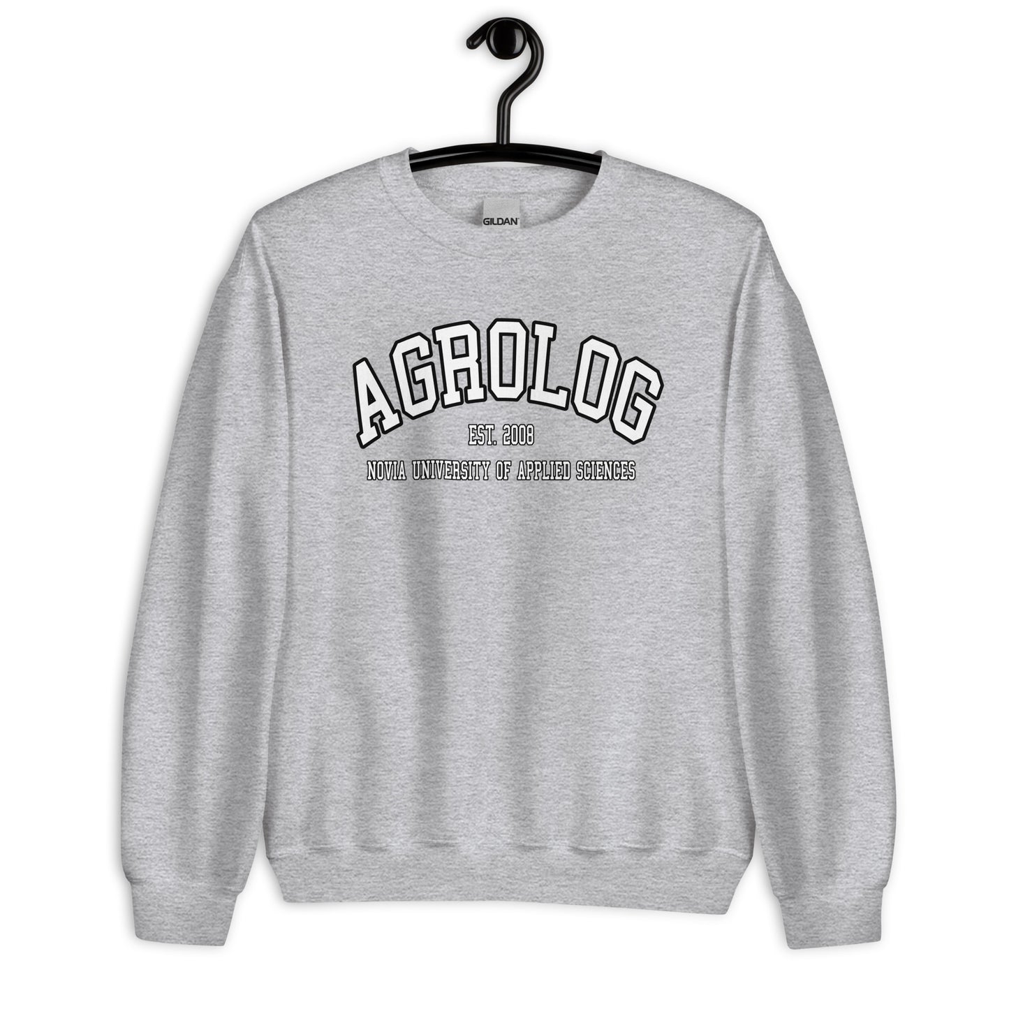 Agrolog Sweatshirt Vitt Tryck