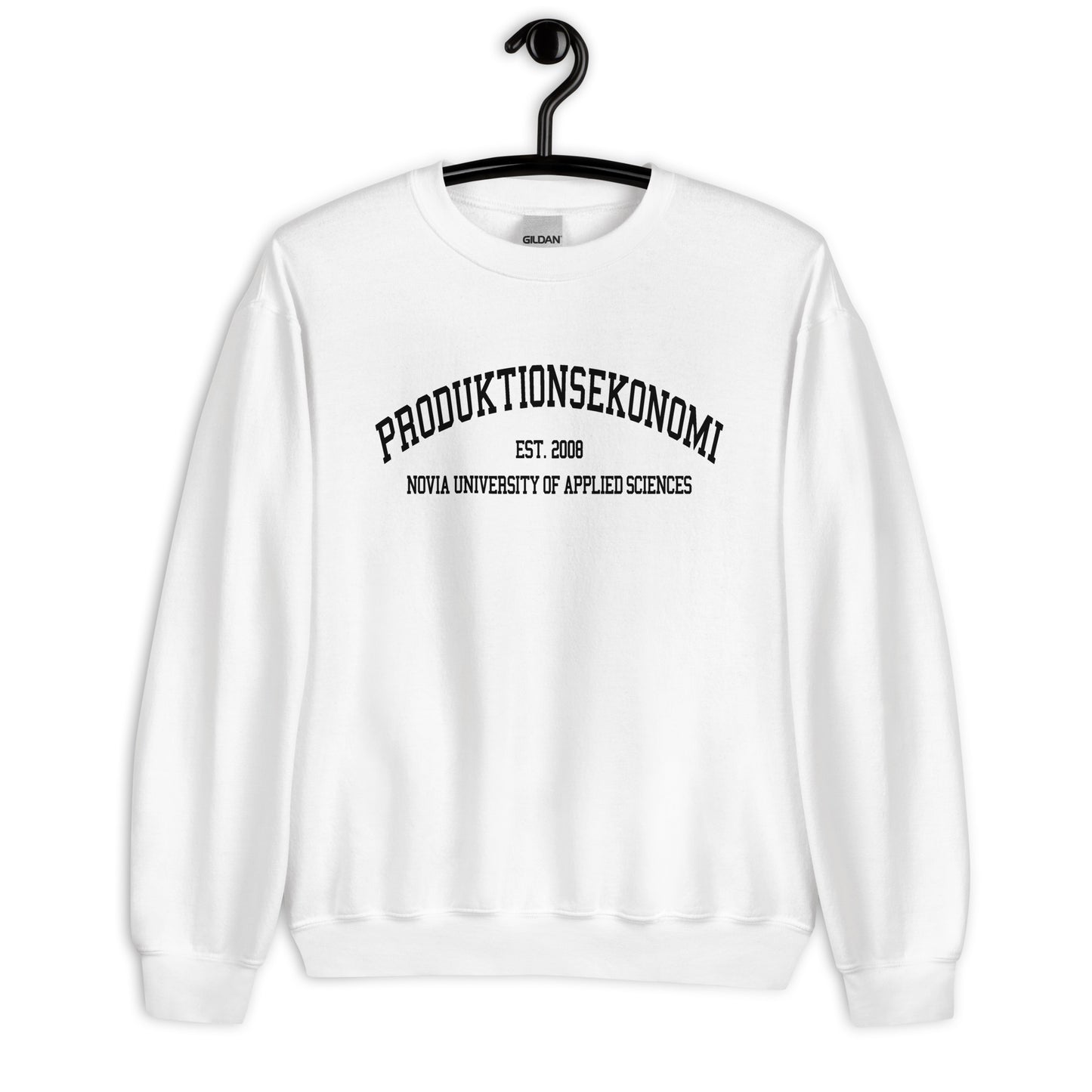 Produktionsekonomi Sweatshirt Svart Tryck