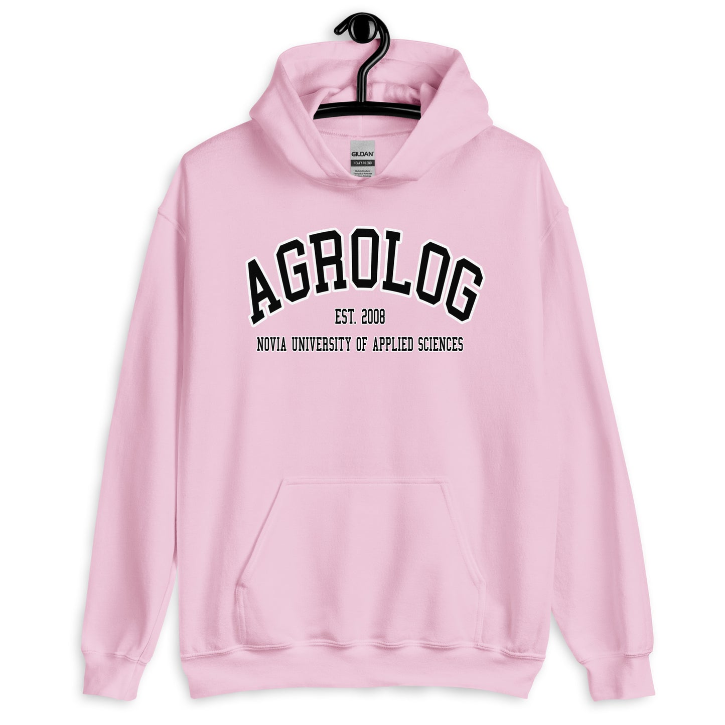 Agrolog Hoodie Svart Tryck