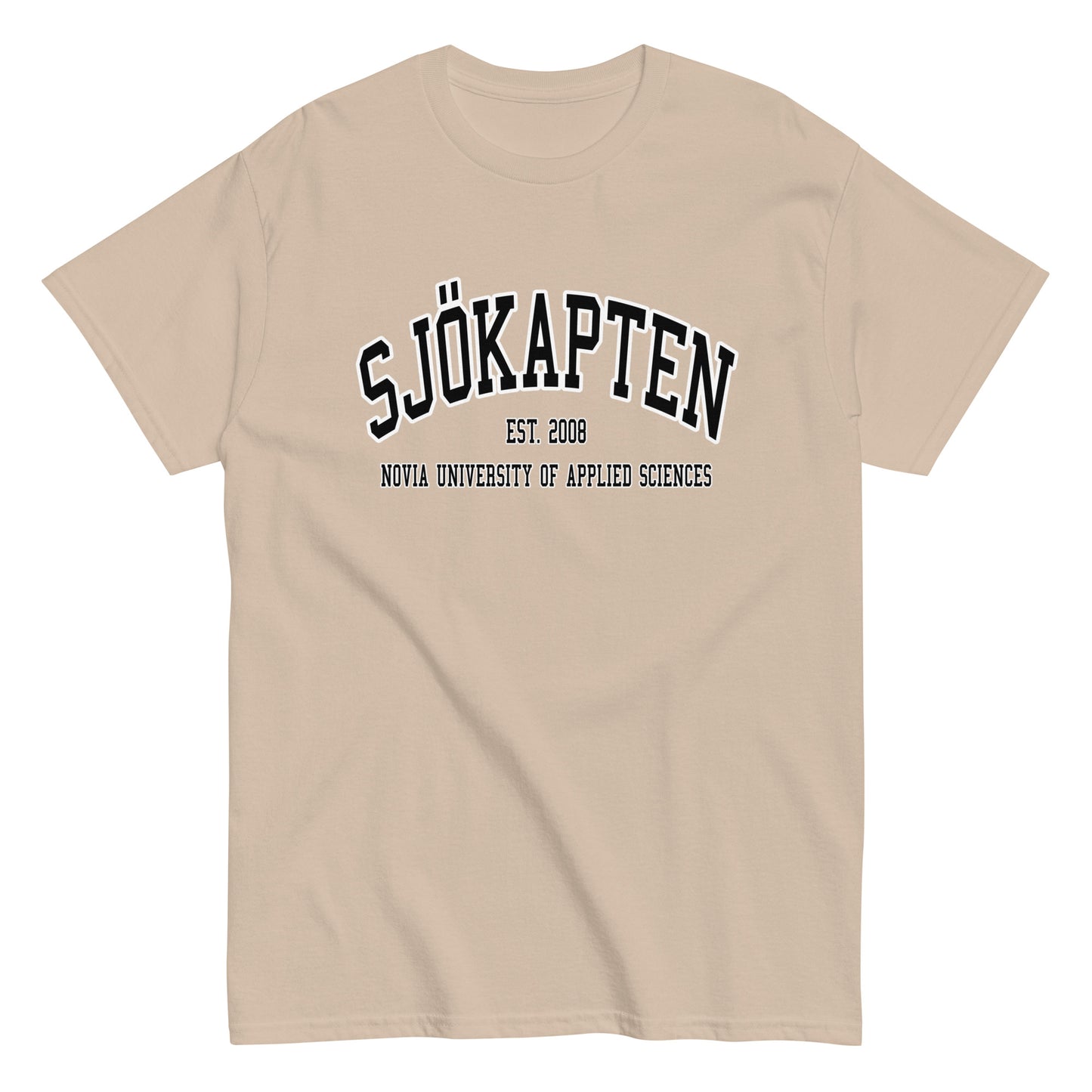 Sjökapten Tee Svart Tryck