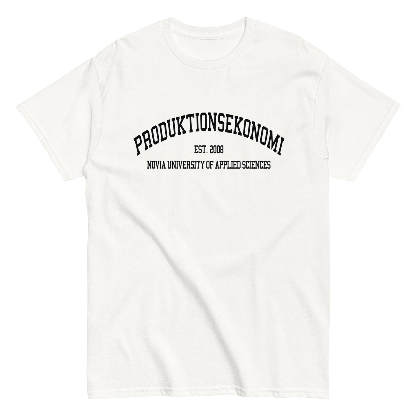 Produktionsekonomi Tee Svart Tryck