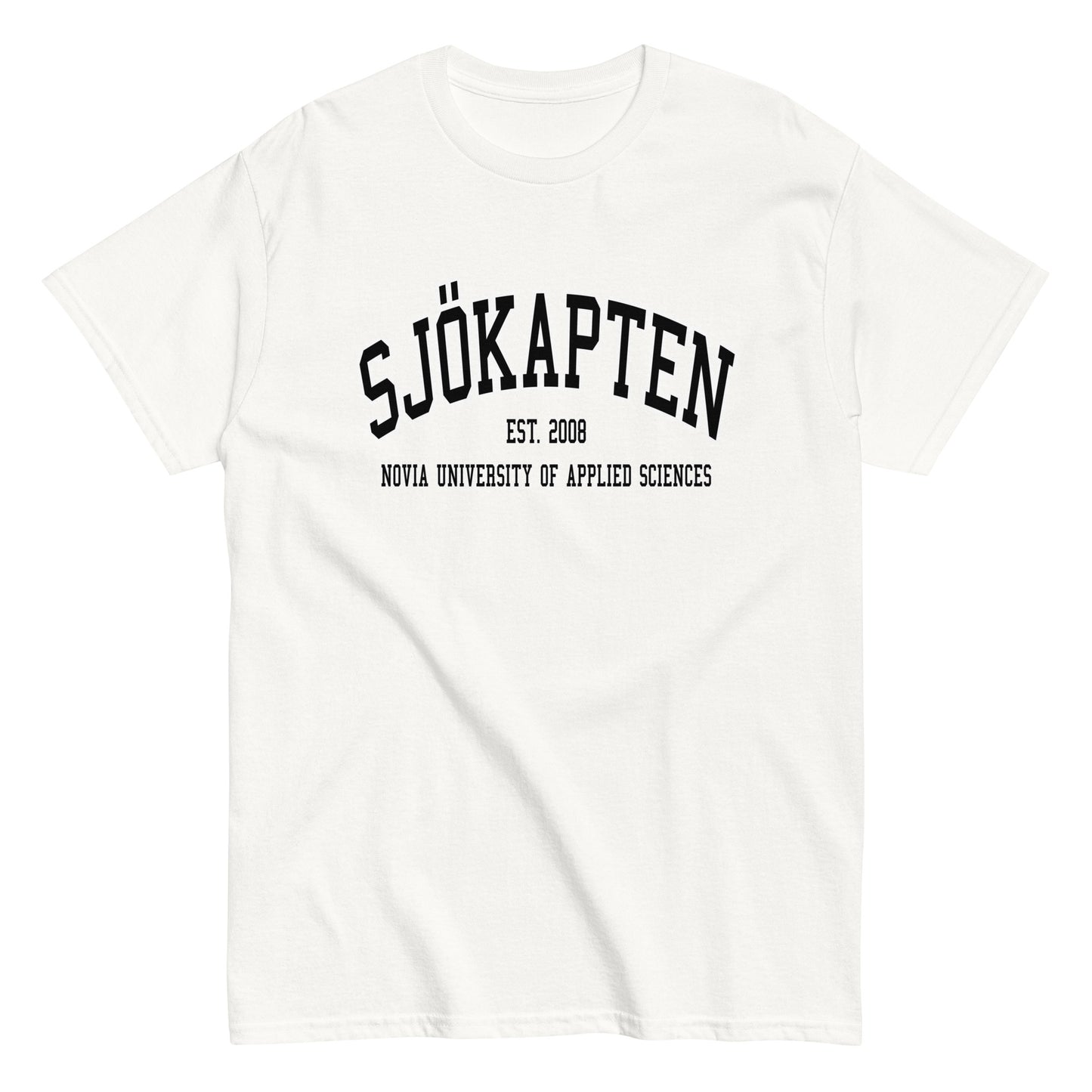 Sjökapten Tee Svart Tryck