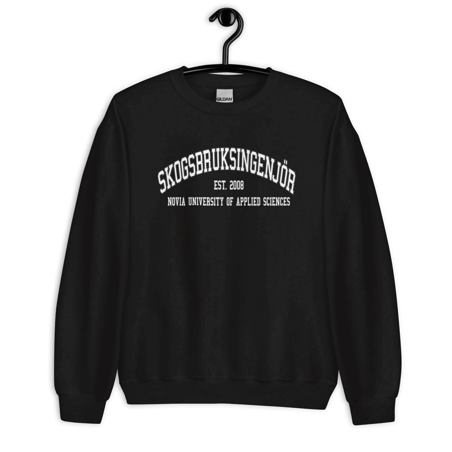 Skogsbruksingenjör Sweatshirt Vitt Tryck