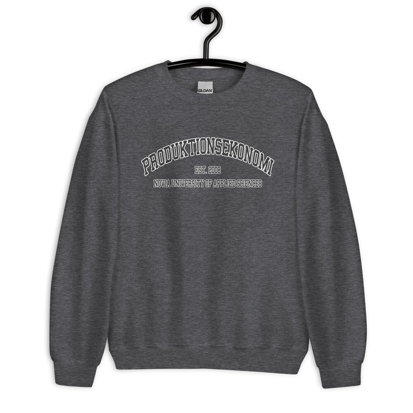 Produktionsekonomi Sweatshirt Svart Tryck