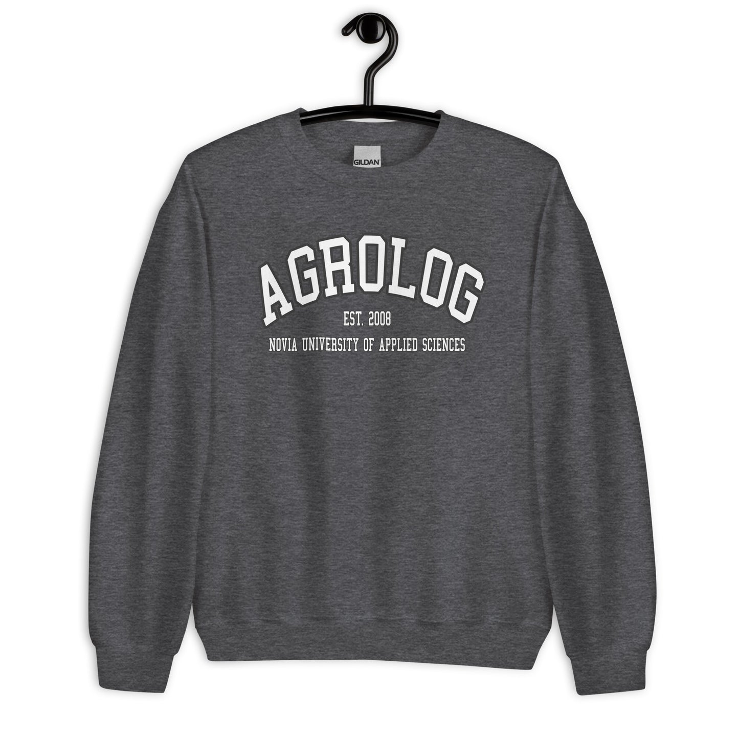 Agrolog Sweatshirt Vitt Tryck