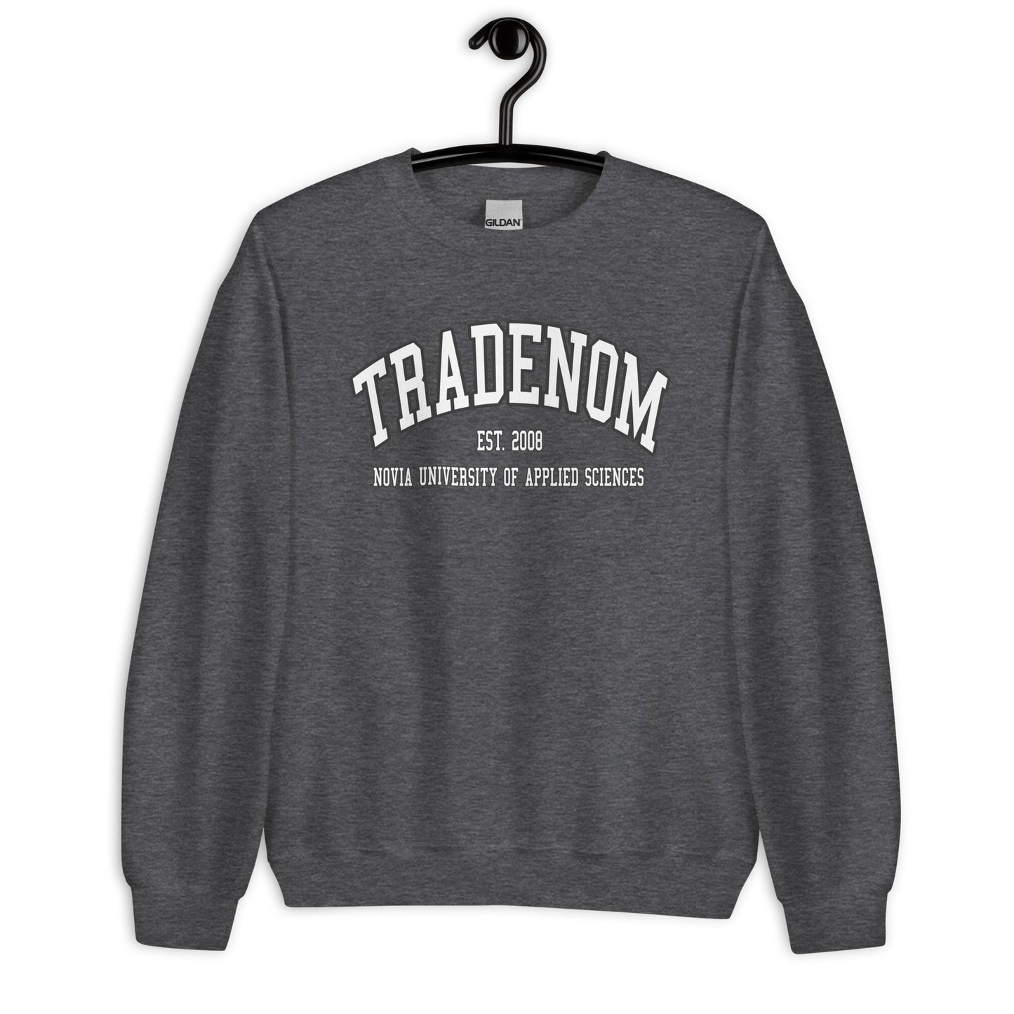 Tradenom Sweatshirt Vitt Tryck