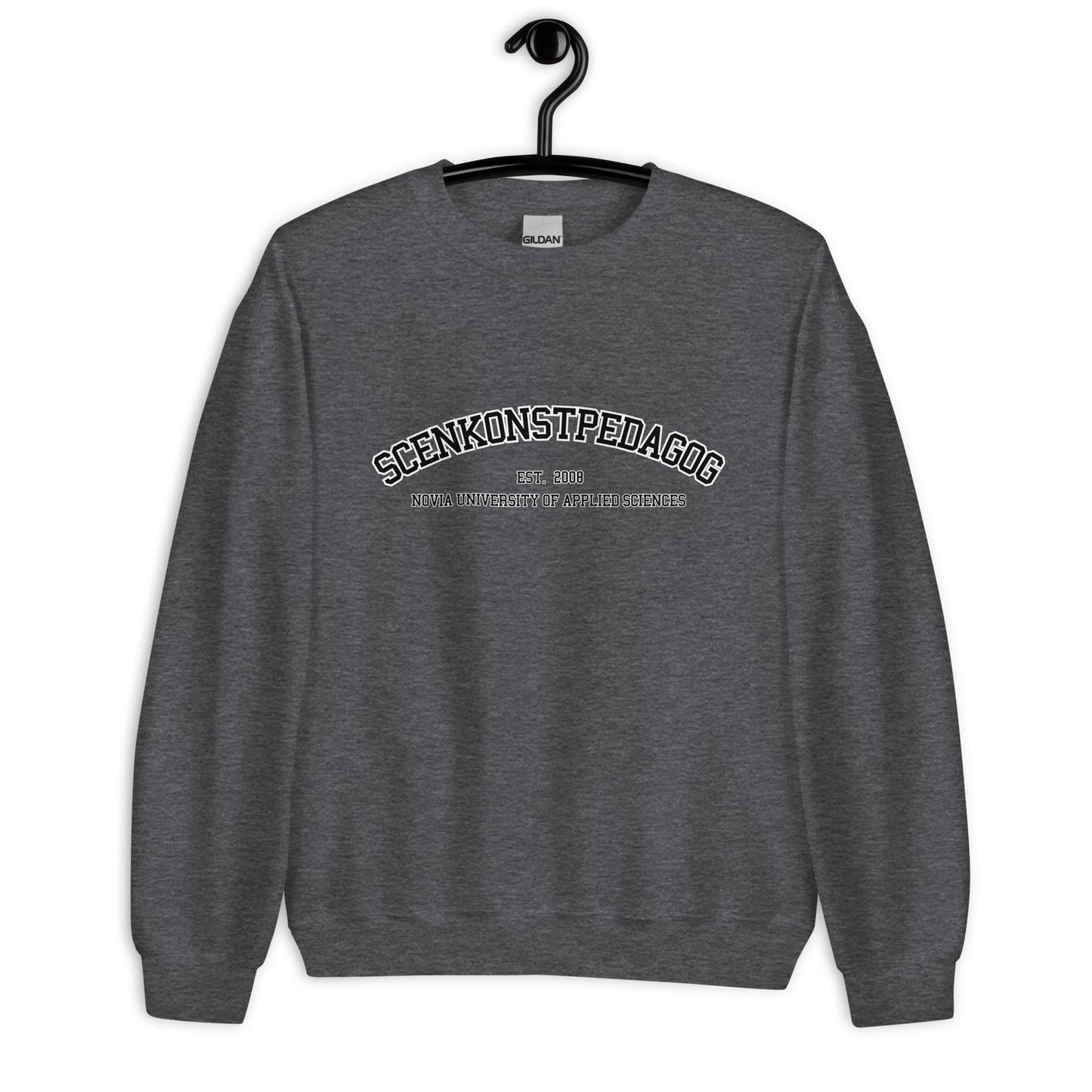 Scenkonstpedagog Sweatshirt Svart Tryck