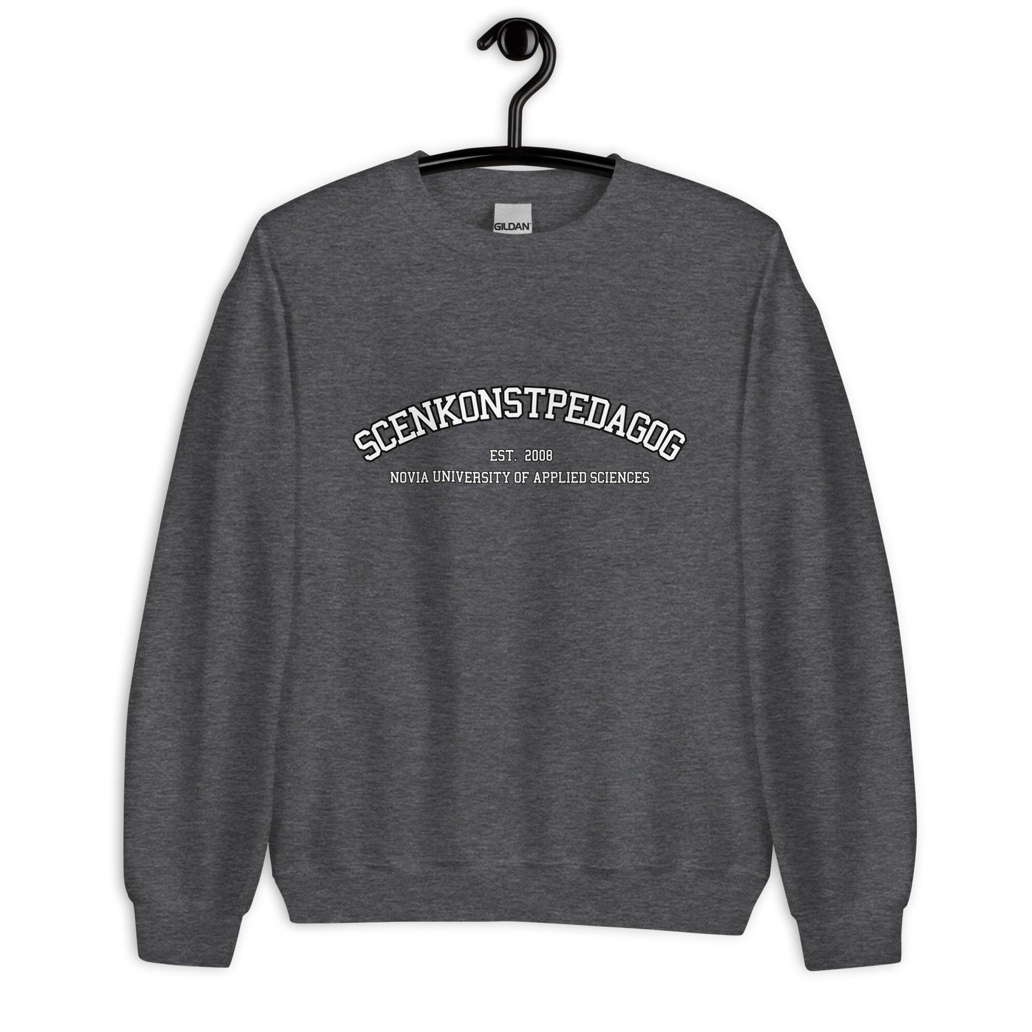 Scenkonstpedagog Sweatshirt Vitt Tryck