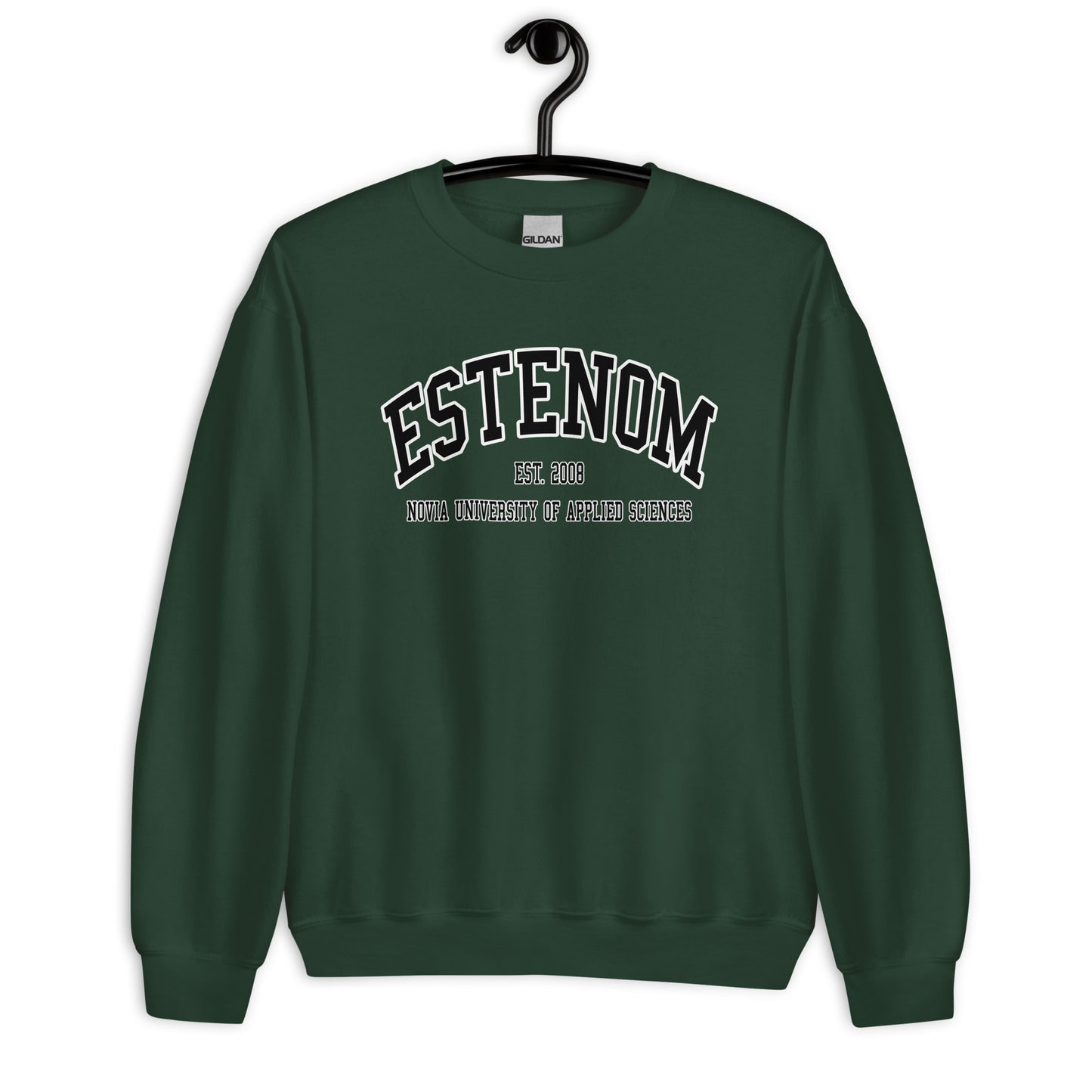 Estenom Sweatshirt Svart Tryck