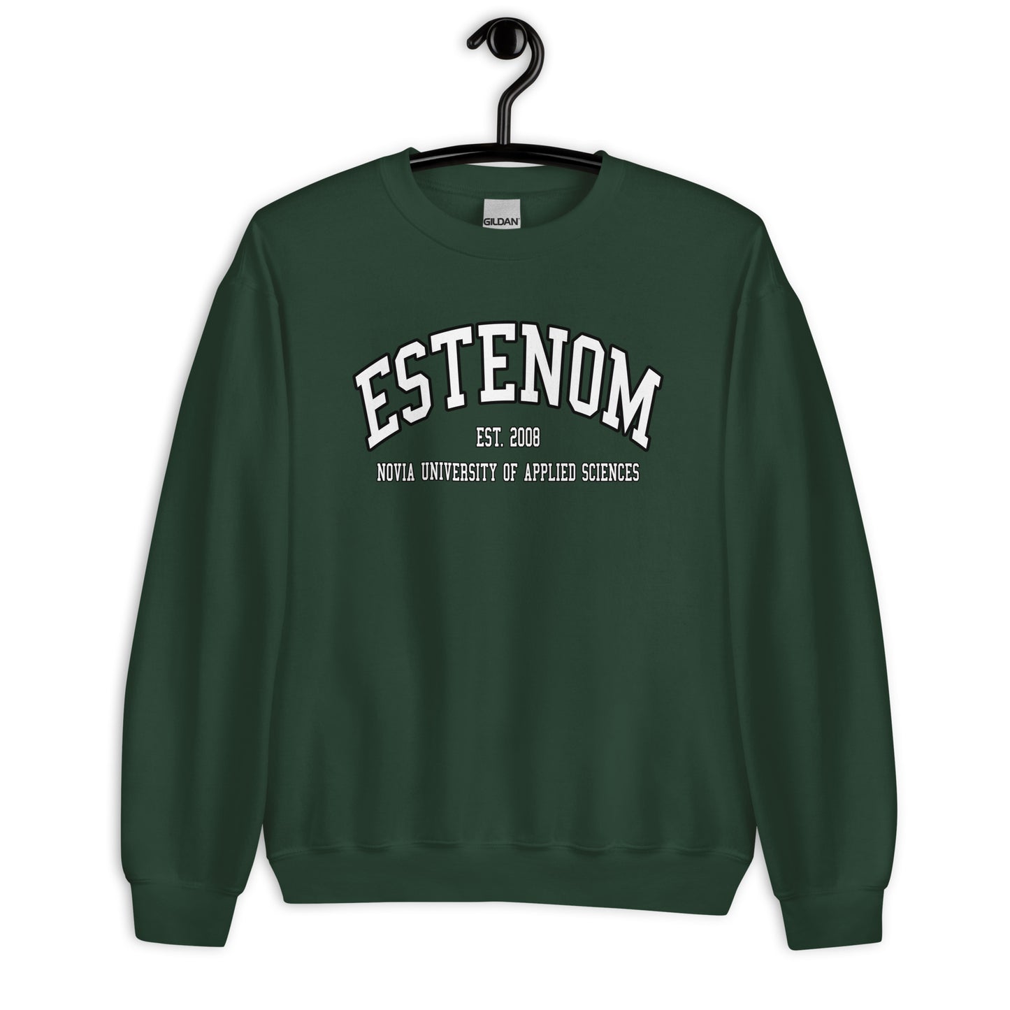 Estenom Sweatshirt Vitt Tryck