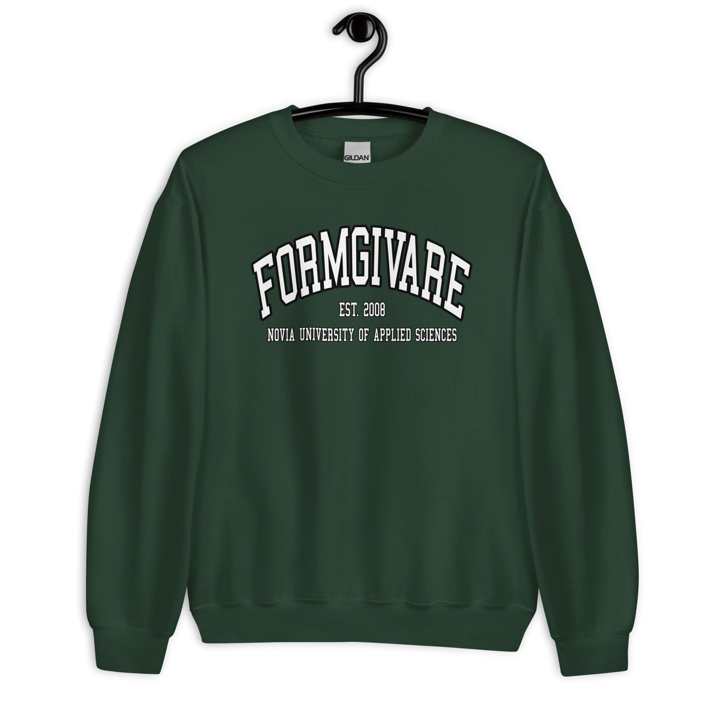 Formgivare Sweatshirt Vitt Tryck