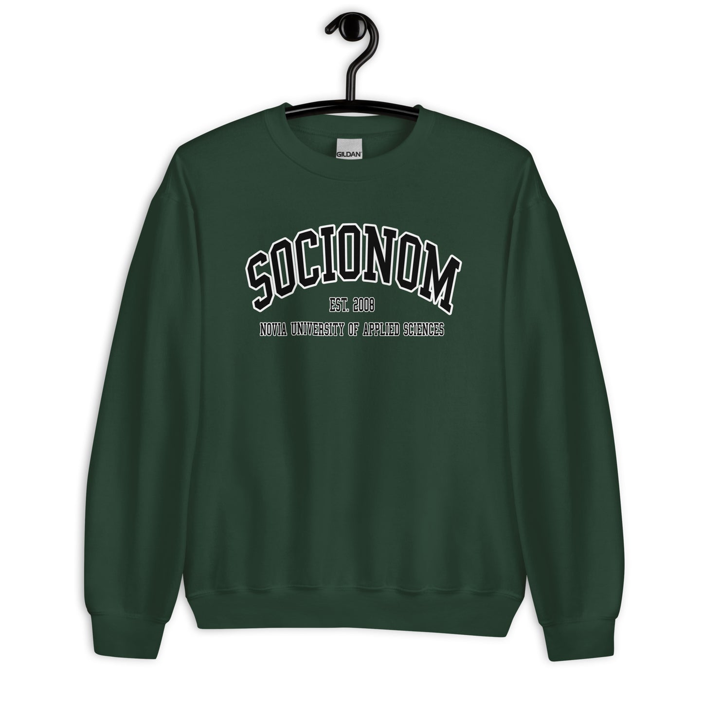 Socionom Sweatshirt Svart Tryck