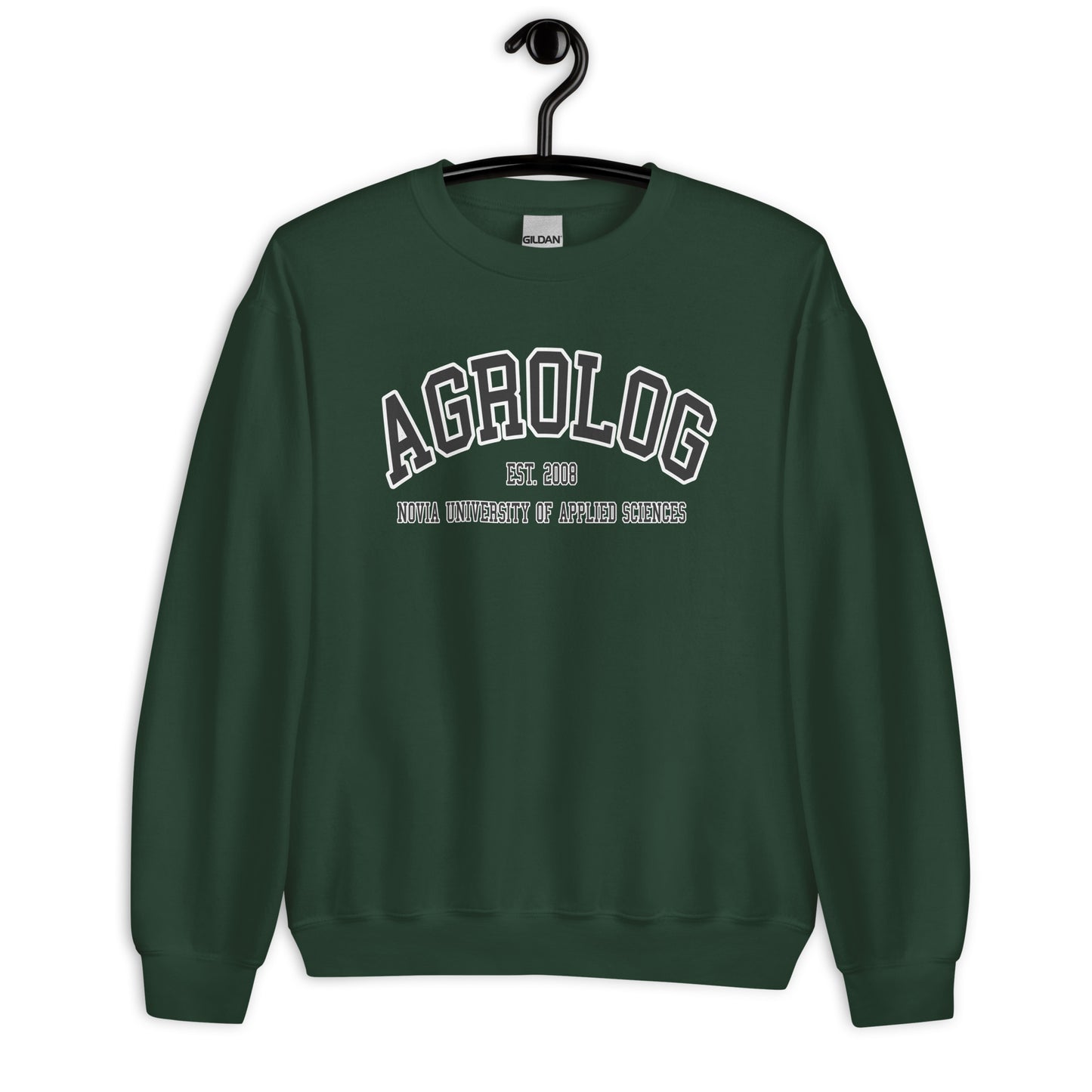 Agrolog Sweatshirt Svart Tryck