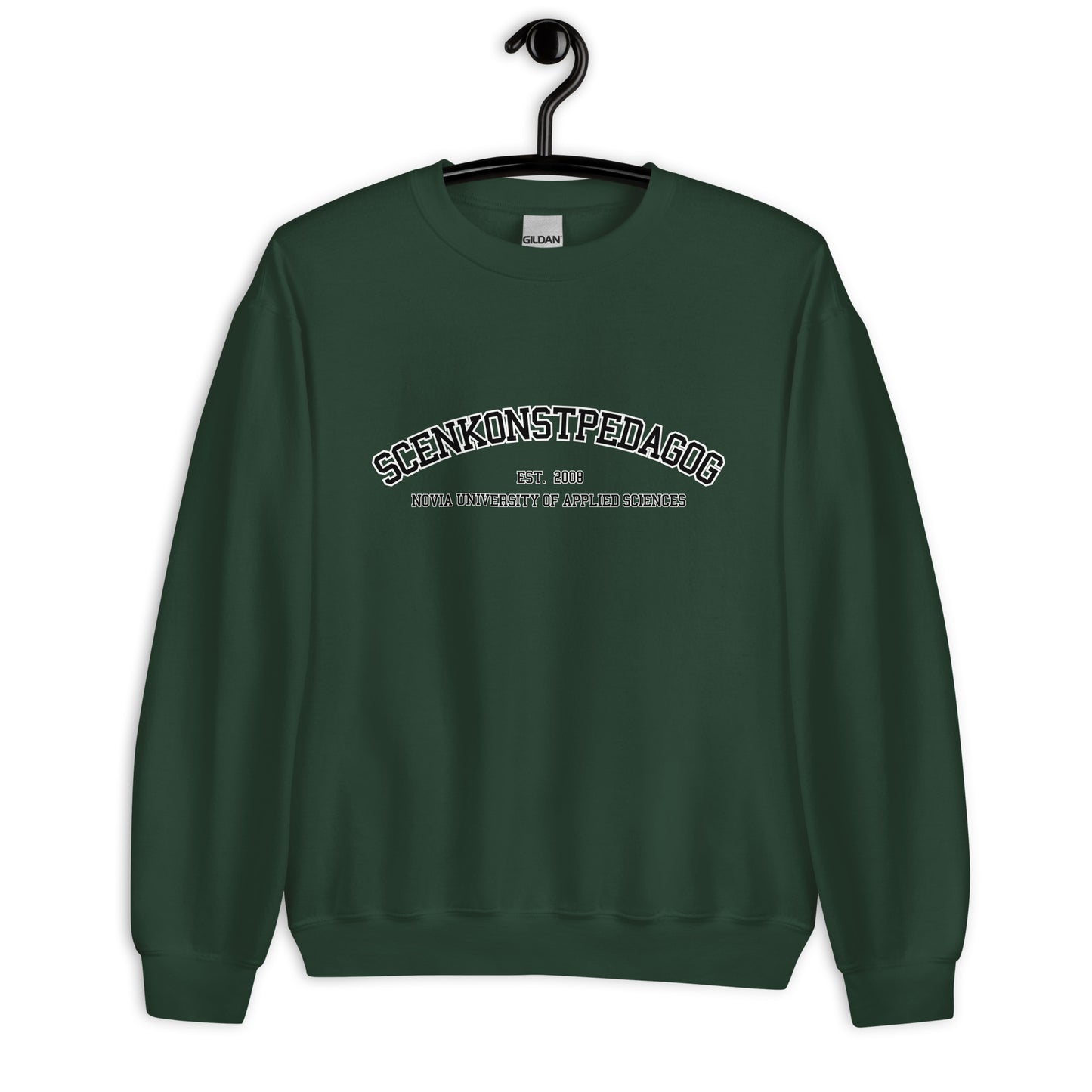 Scenkonstpedagog Sweatshirt Svart Tryck