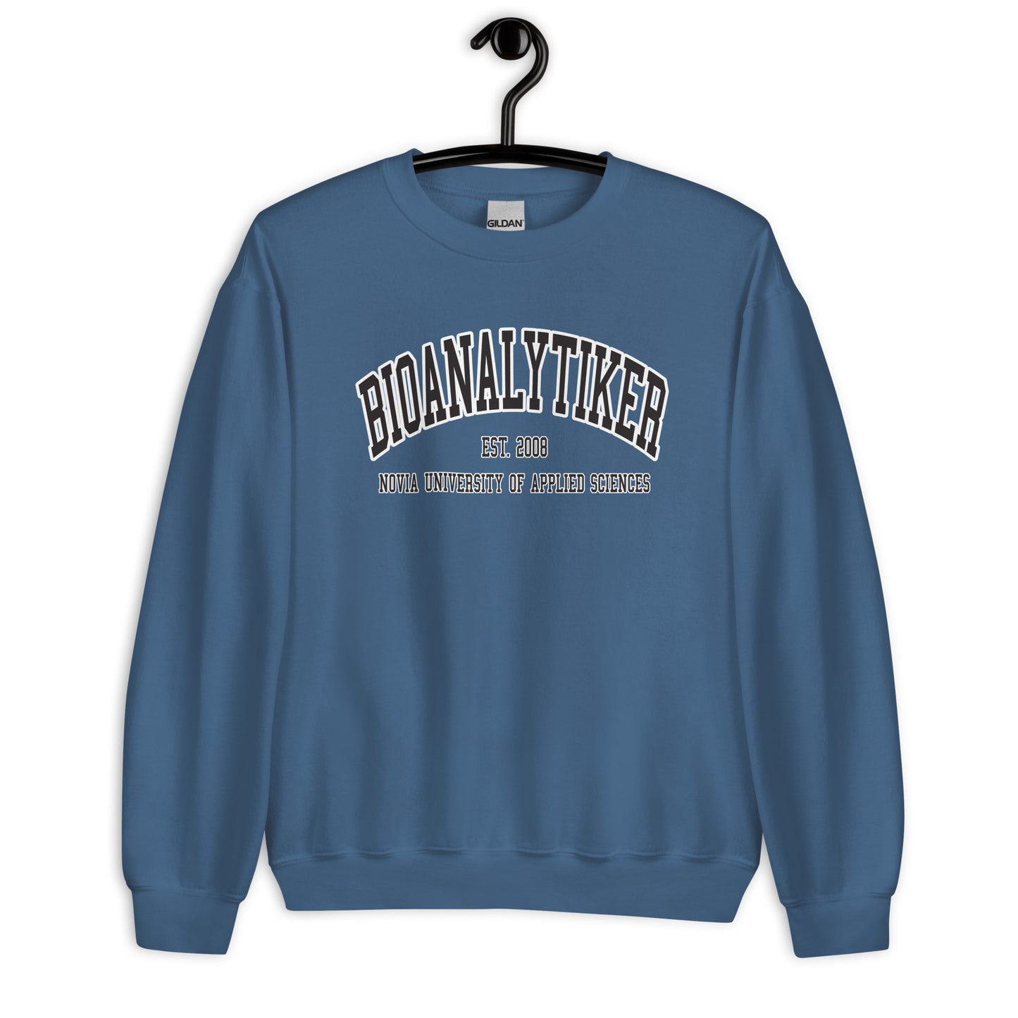 Bioanalytiker Sweatshirt Svart Tryck