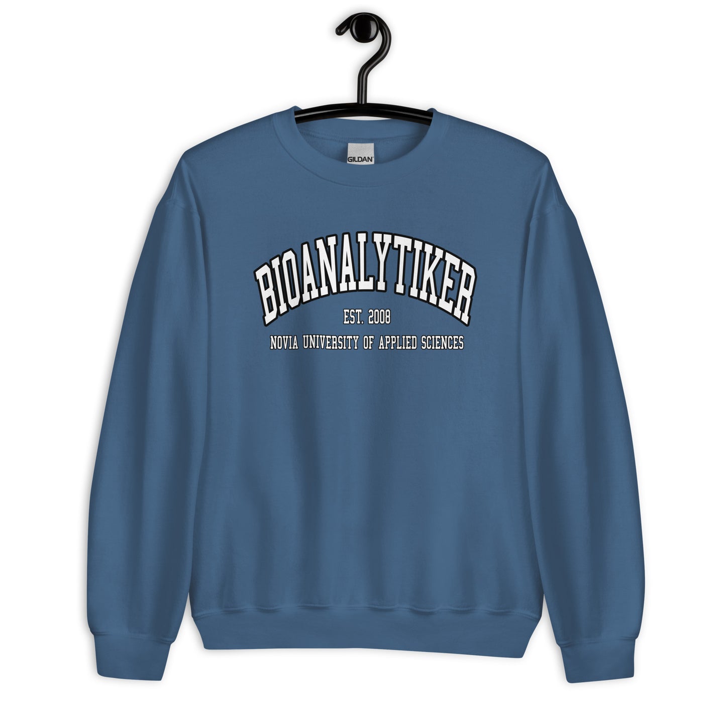 Bioanalytiker Sweatshirt Vitt Tryck