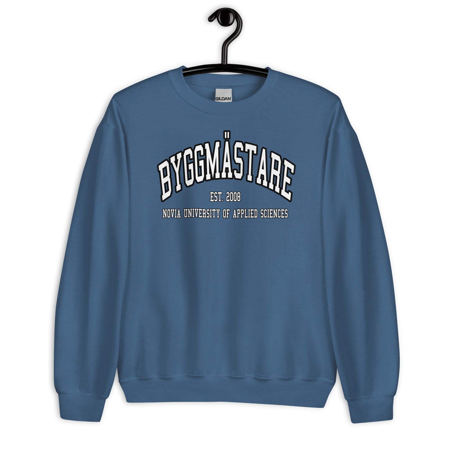 Byggmästare Sweatshirt Vitt Tryck