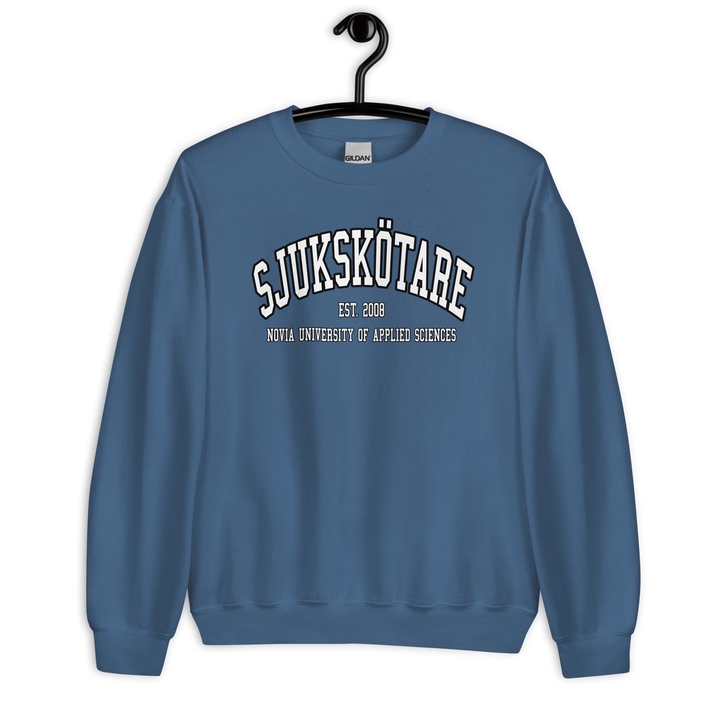 Sjukskötare Sweatshirt Vitt Tryck