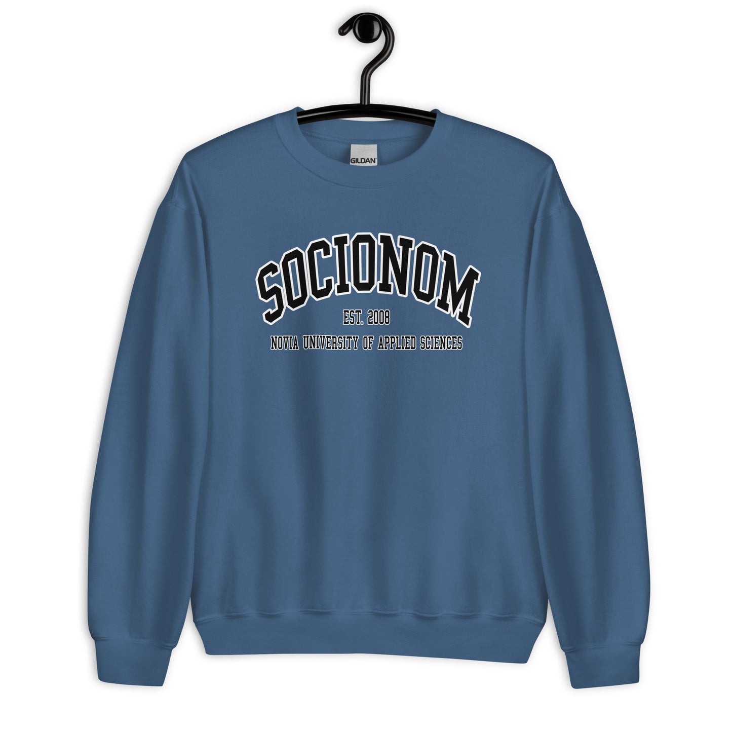 Socionom Sweatshirt Svart Tryck