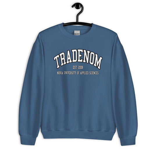 Tradenom Sweatshirt Vitt Tryck