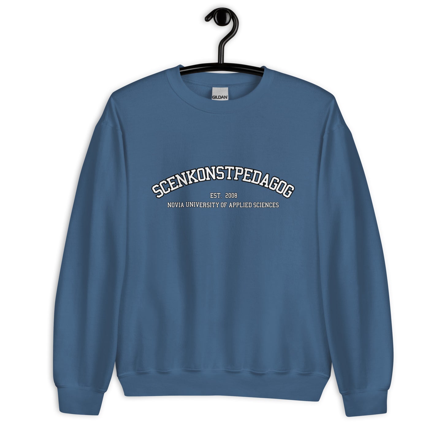 Scenkonstpedagog Sweatshirt Vitt Tryck