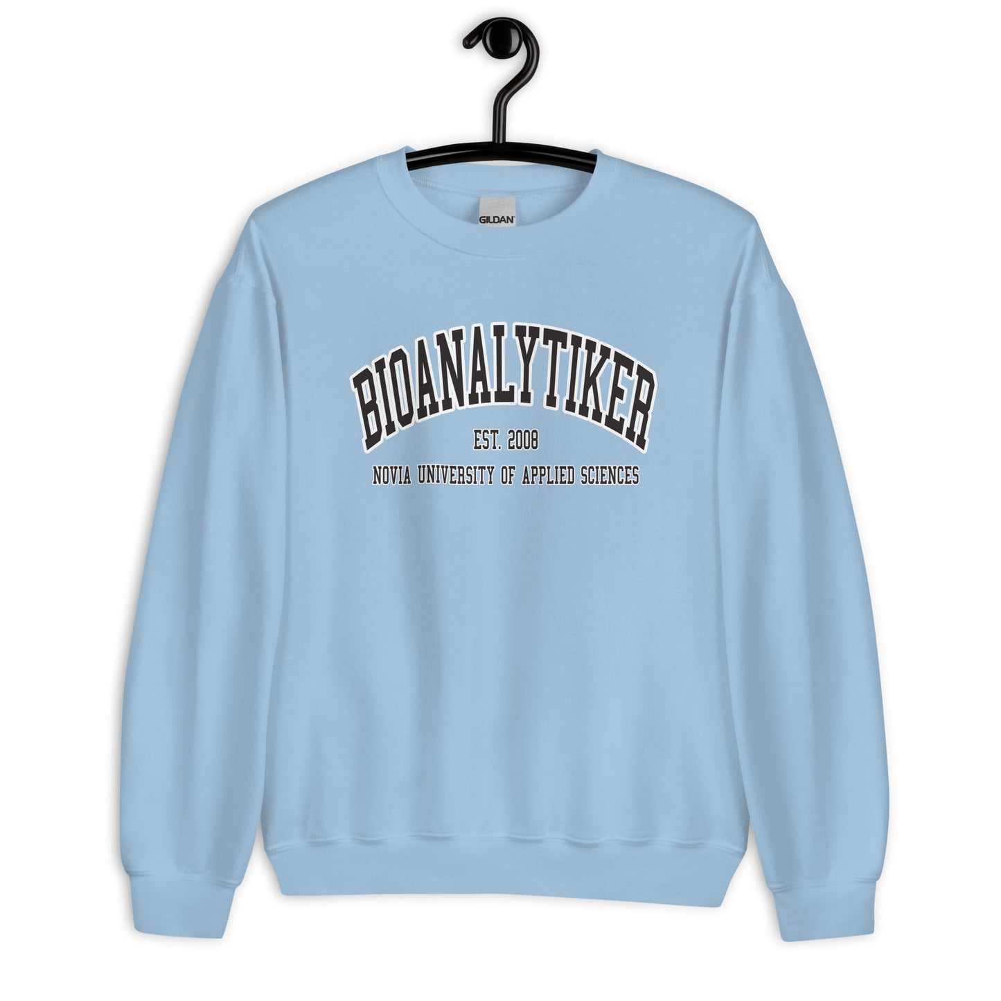 Bioanalytiker Sweatshirt Svart Tryck