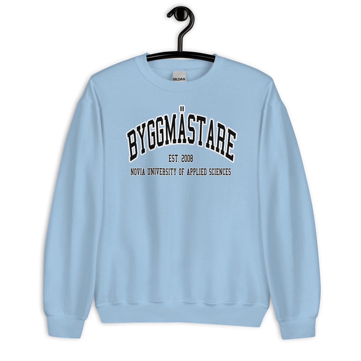 Byggmästare Sweatshirt Svart Tryck