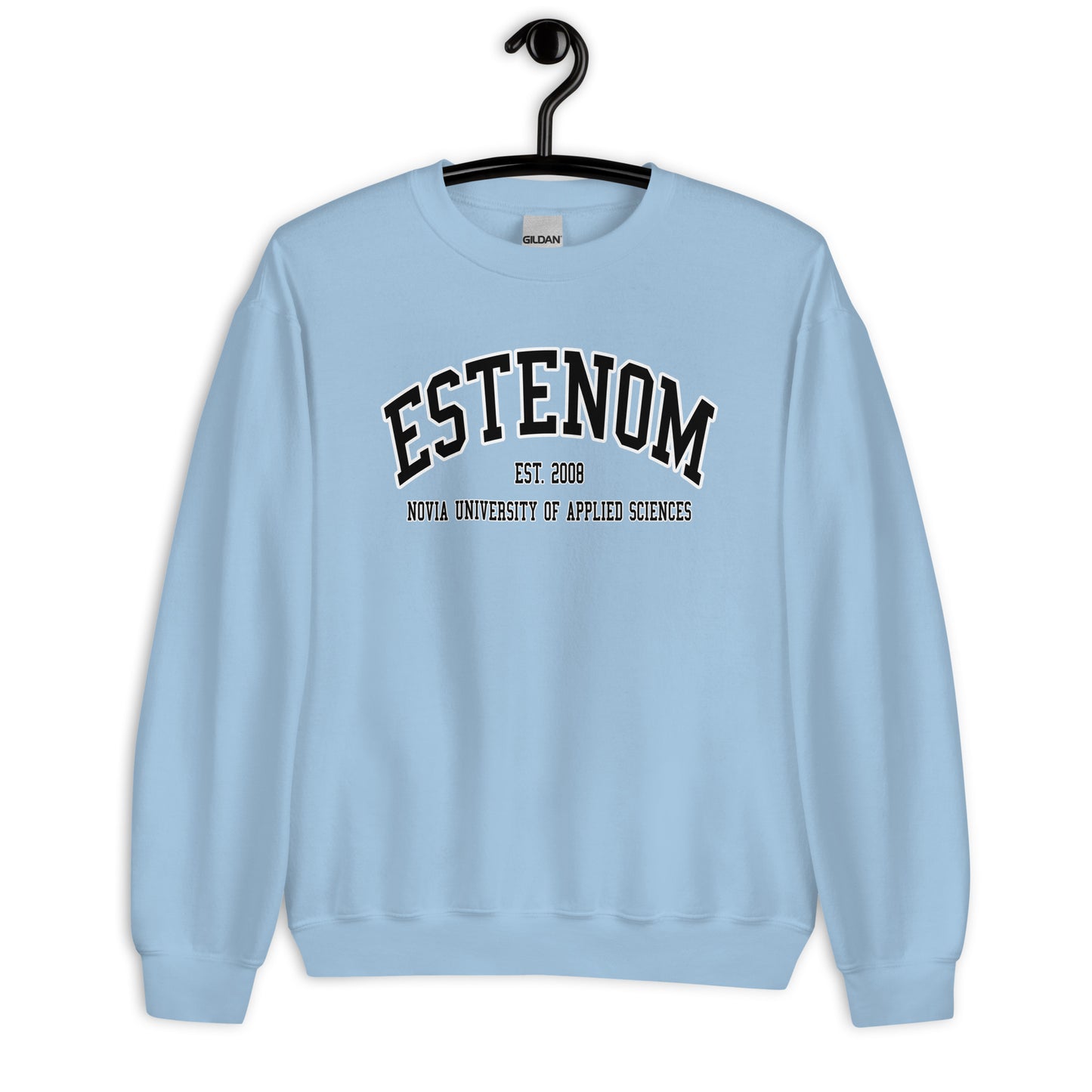 Estenom Sweatshirt Svart Tryck