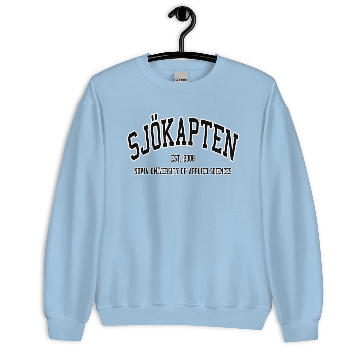 Sjökapten Sweatshirt Svart Tryck