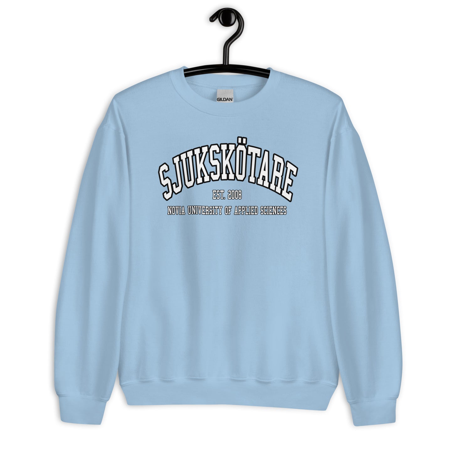 Sjukskötare Sweatshirt Vitt Tryck