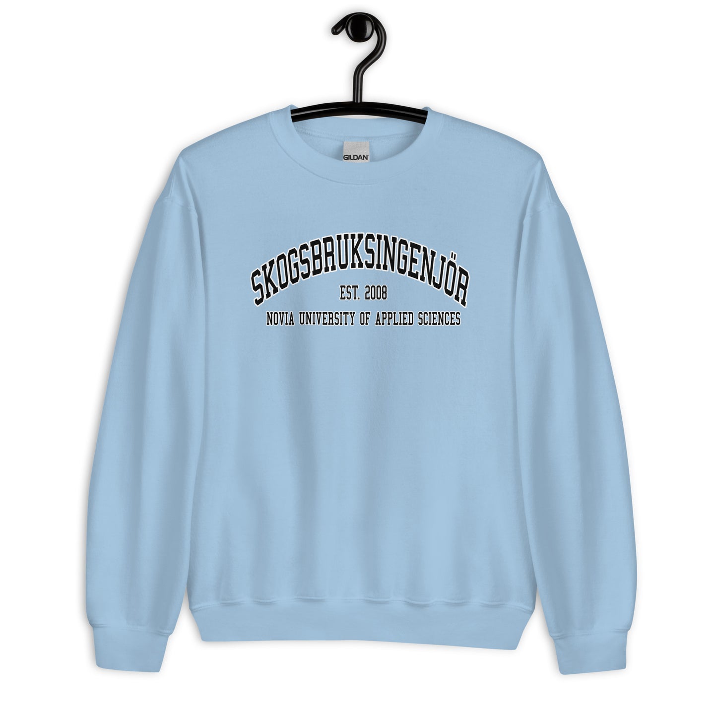 Skogsbruksingenjör Sweatshirt Svart Tryck