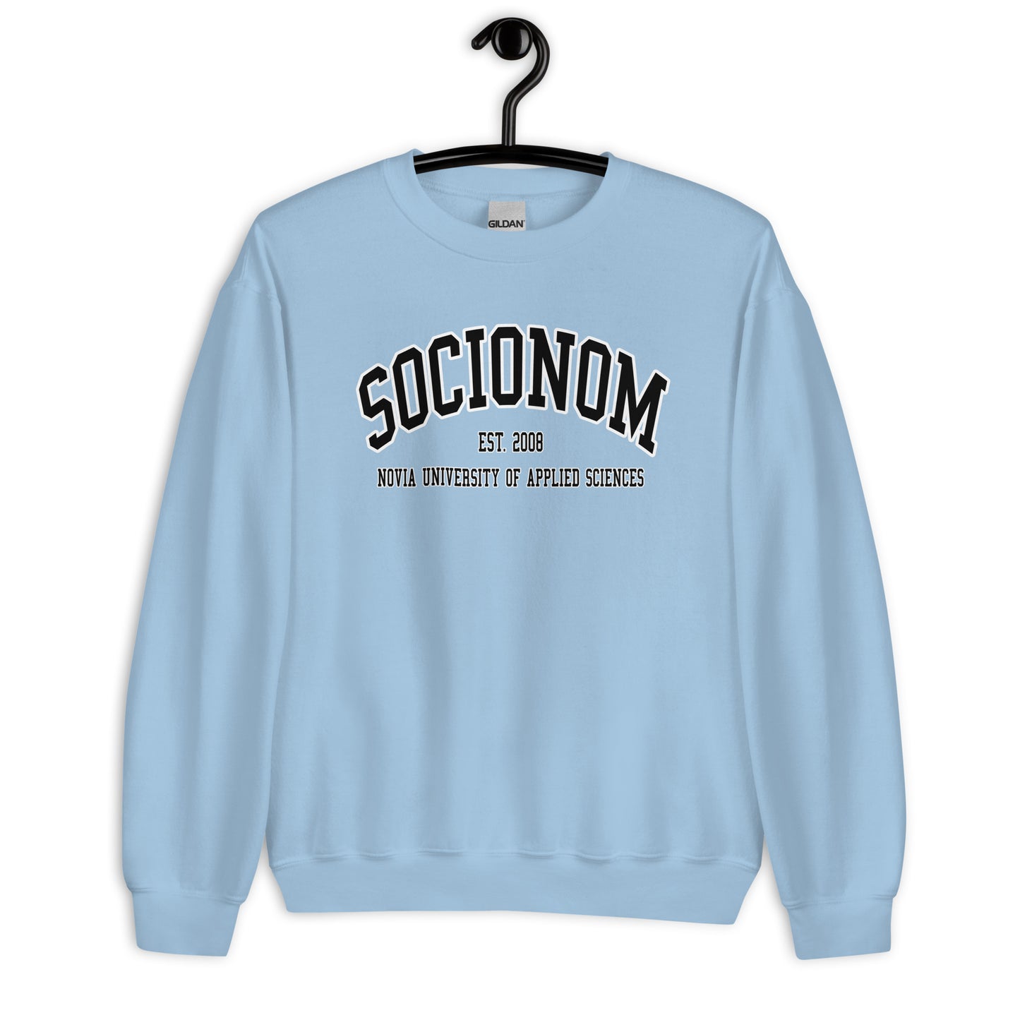 Socionom Sweatshirt Svart Tryck