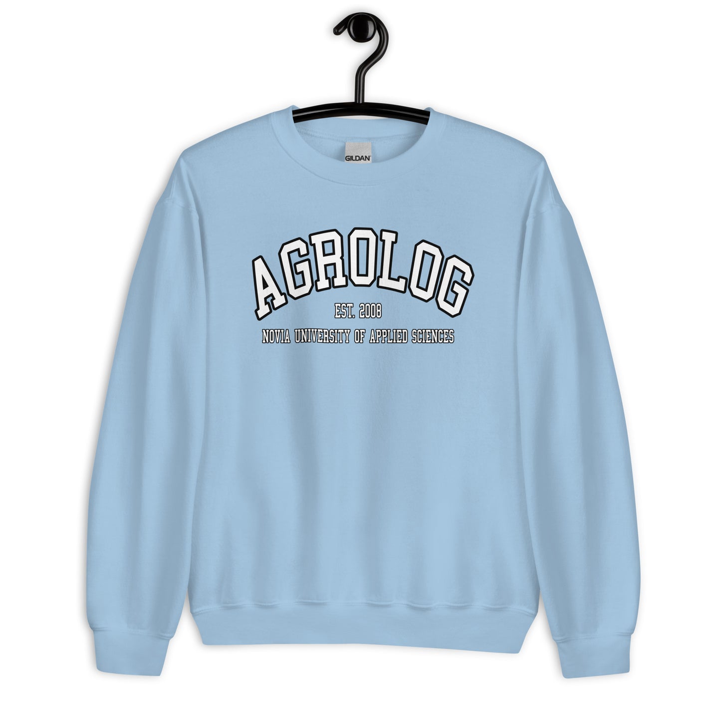 Agrolog Sweatshirt Vitt Tryck