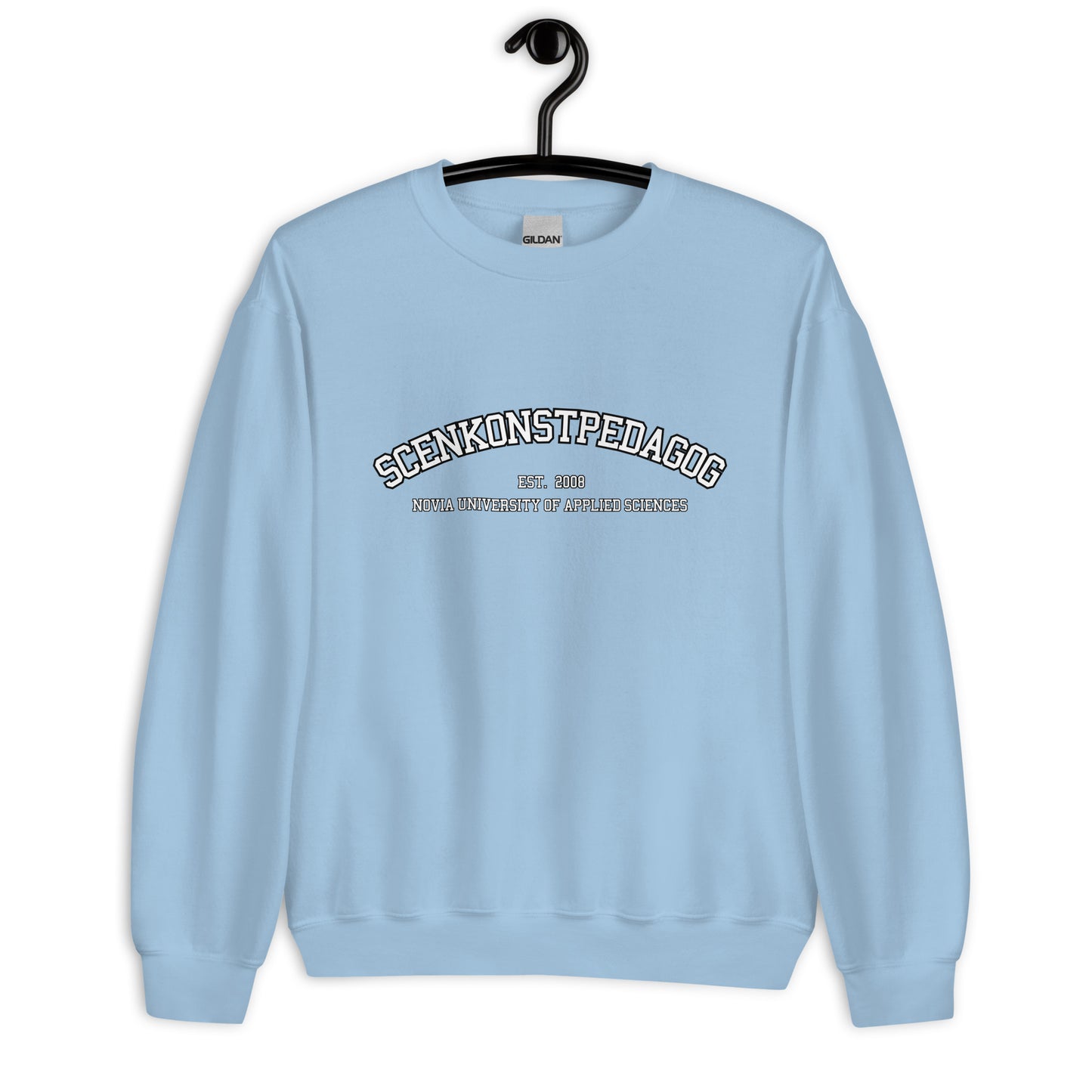 Scenkonstpedagog Sweatshirt Vitt Tryck