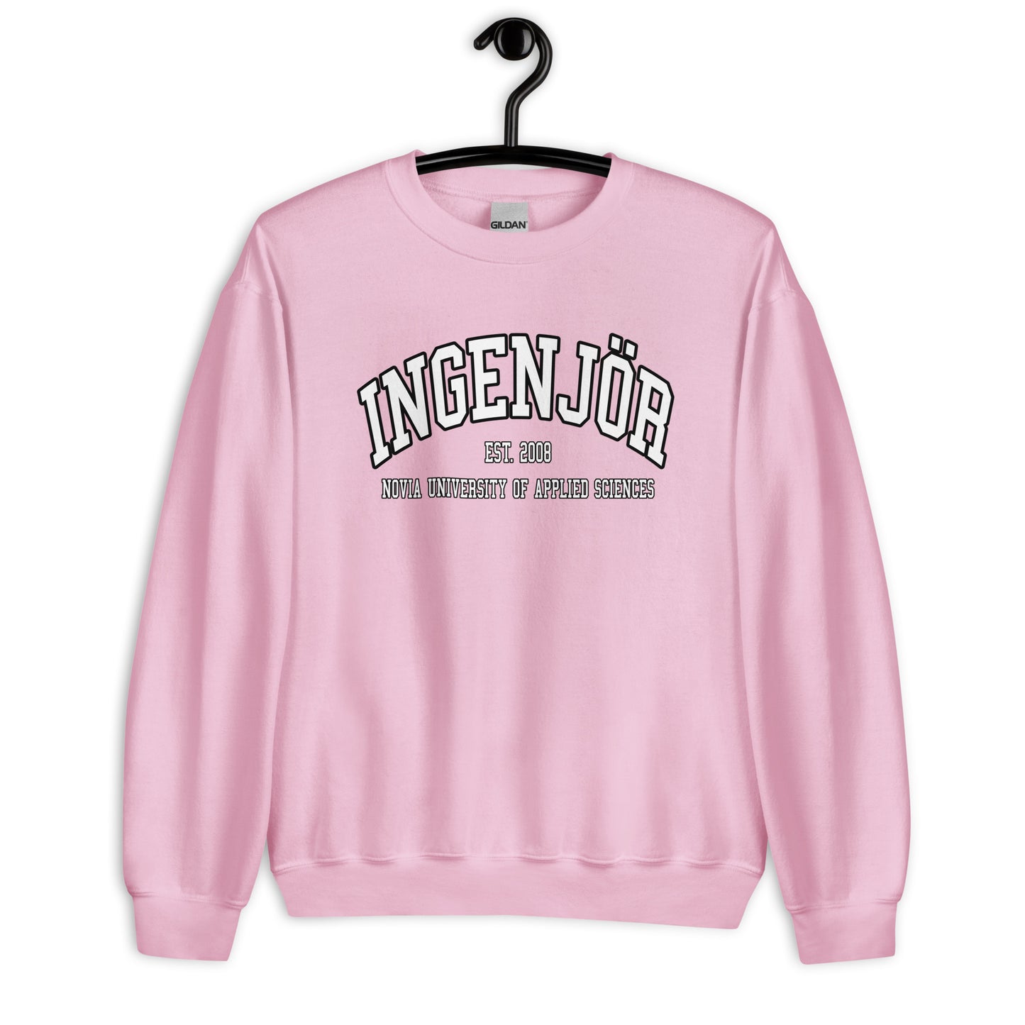 Ingenjör Sweatshirt Vitt Tryck