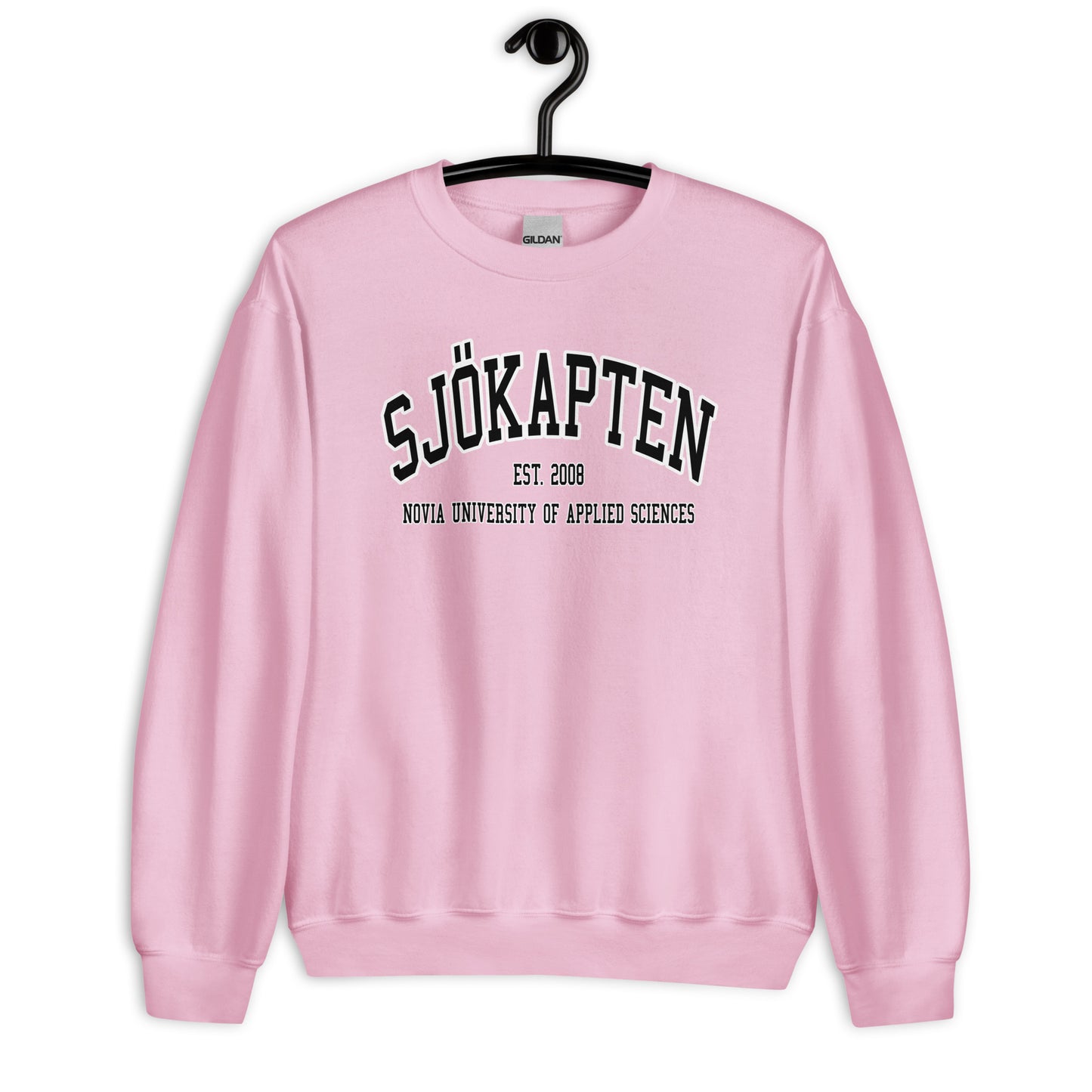 Sjökapten Sweatshirt Svart Tryck