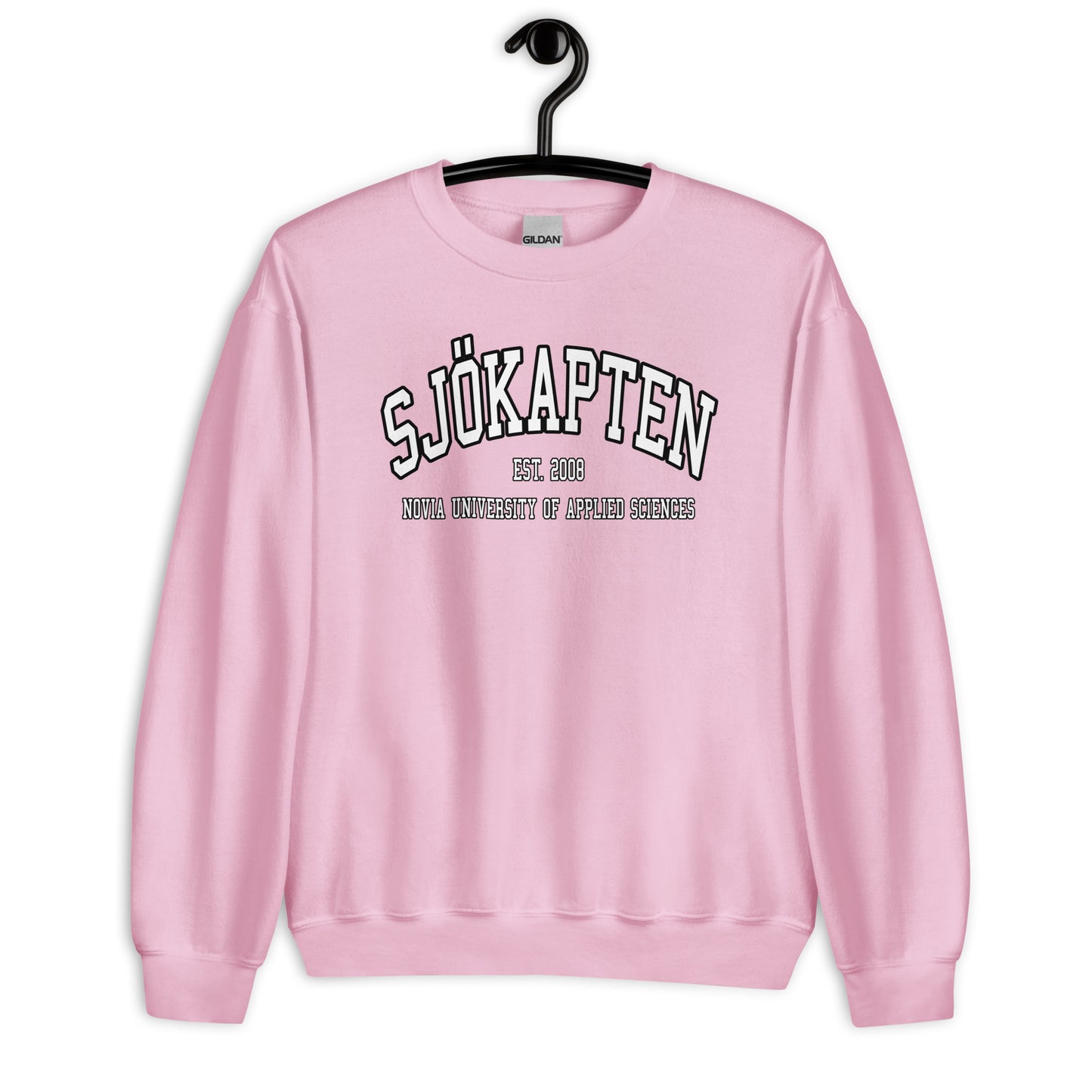 Sjökapten Sweatshirt Vitt Tryck