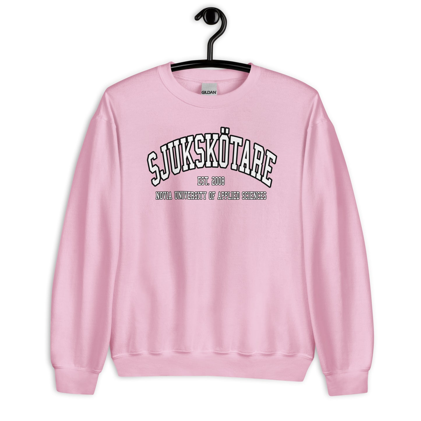 Sjukskötare Sweatshirt Vitt Tryck