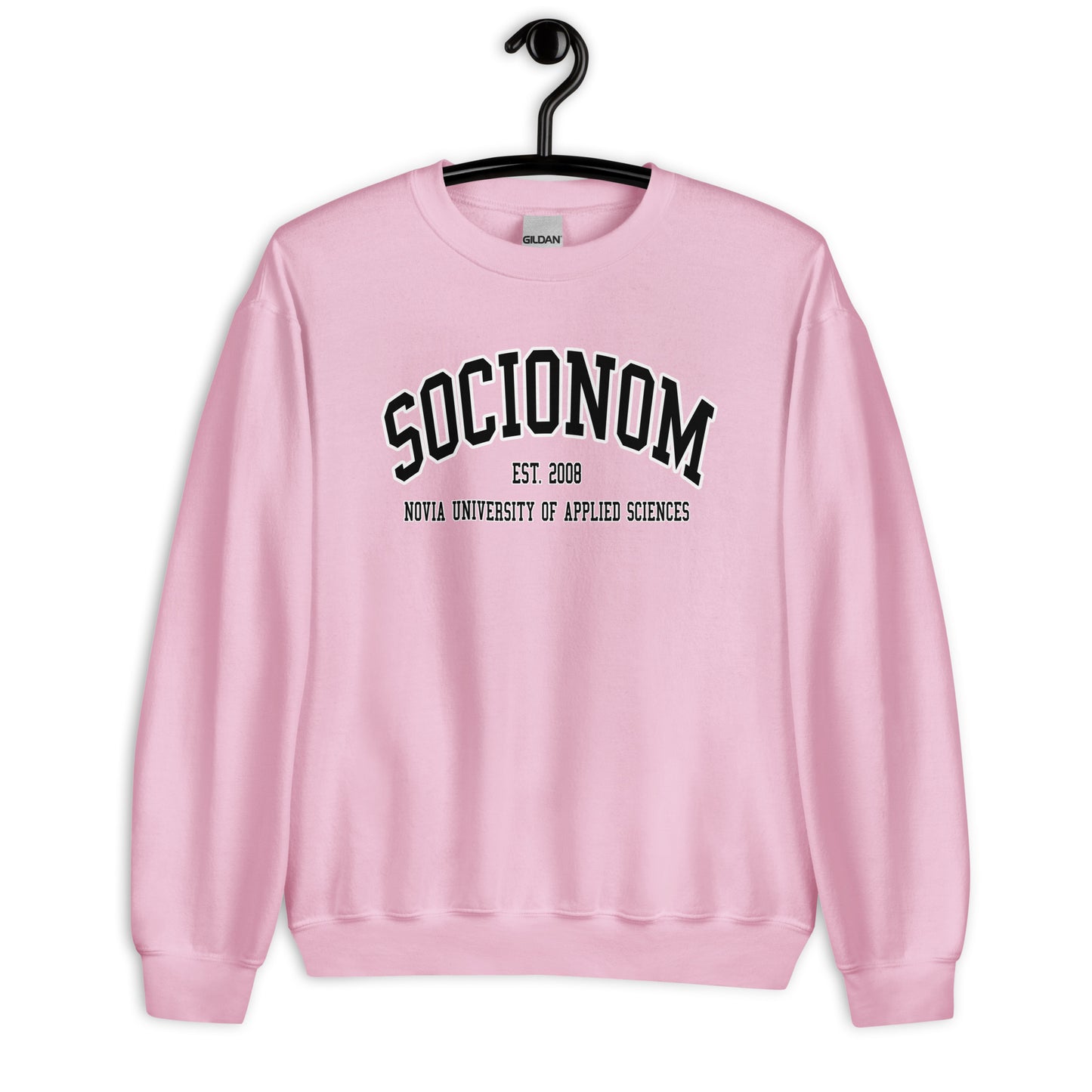 Socionom Sweatshirt Svart Tryck