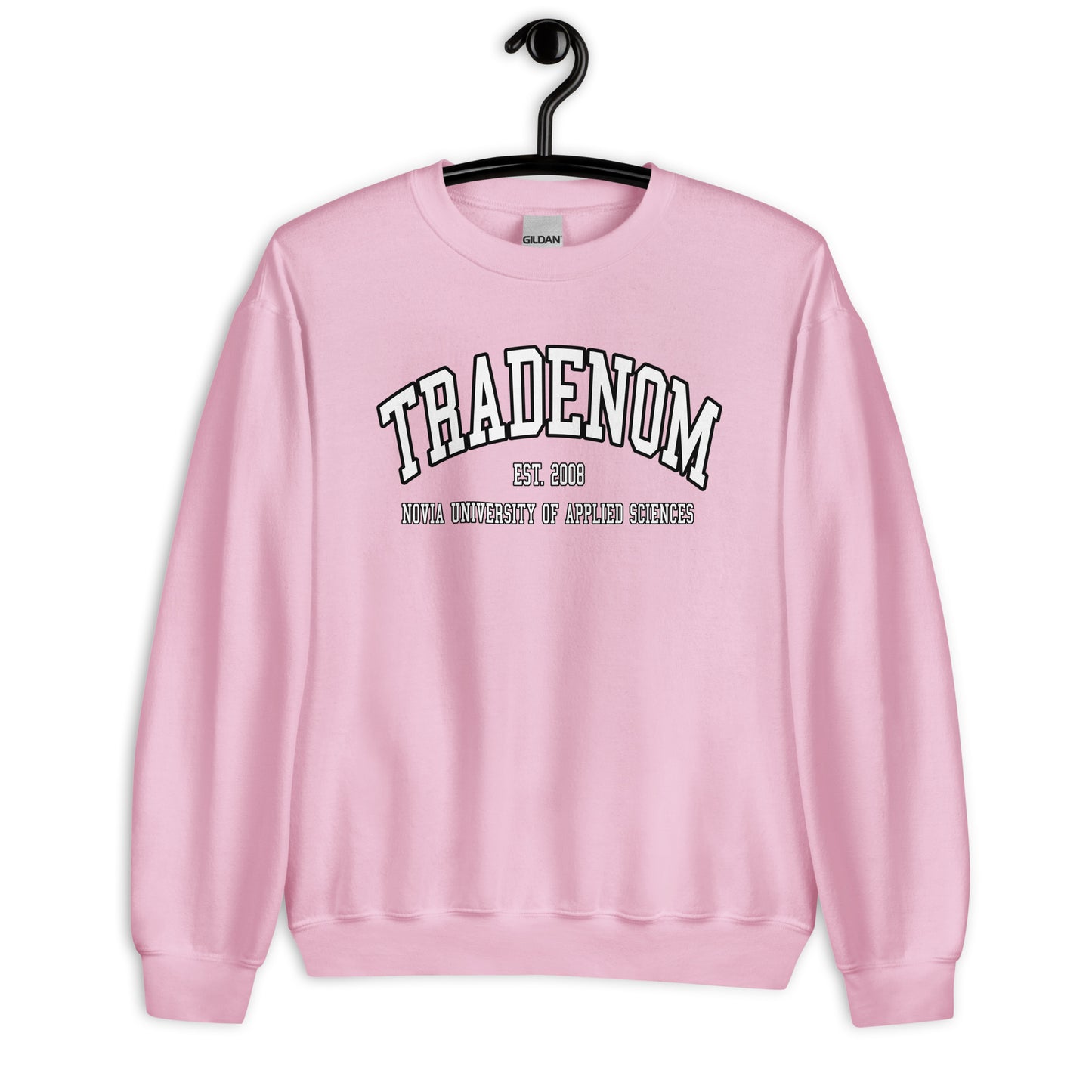 Tradenom Sweatshirt Vitt Tryck