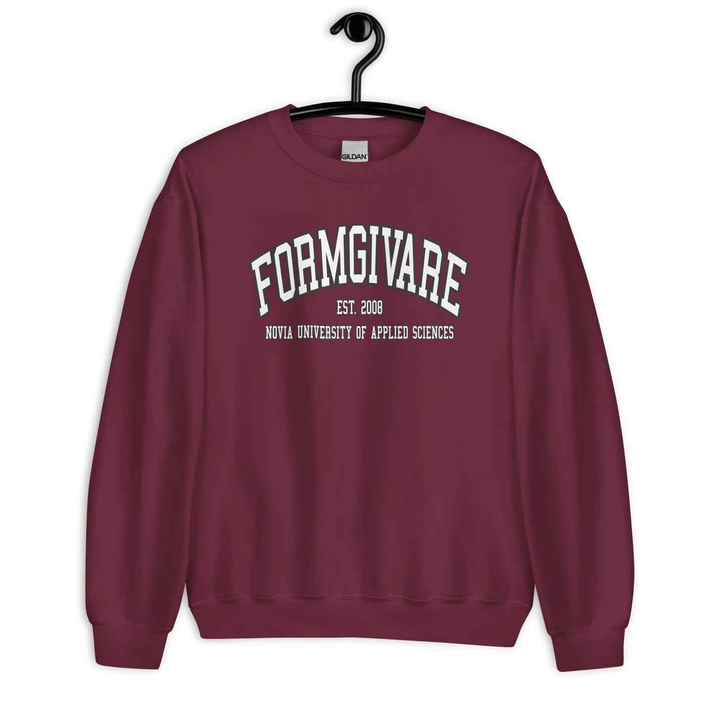 Formgivare Sweatshirt Vitt Tryck