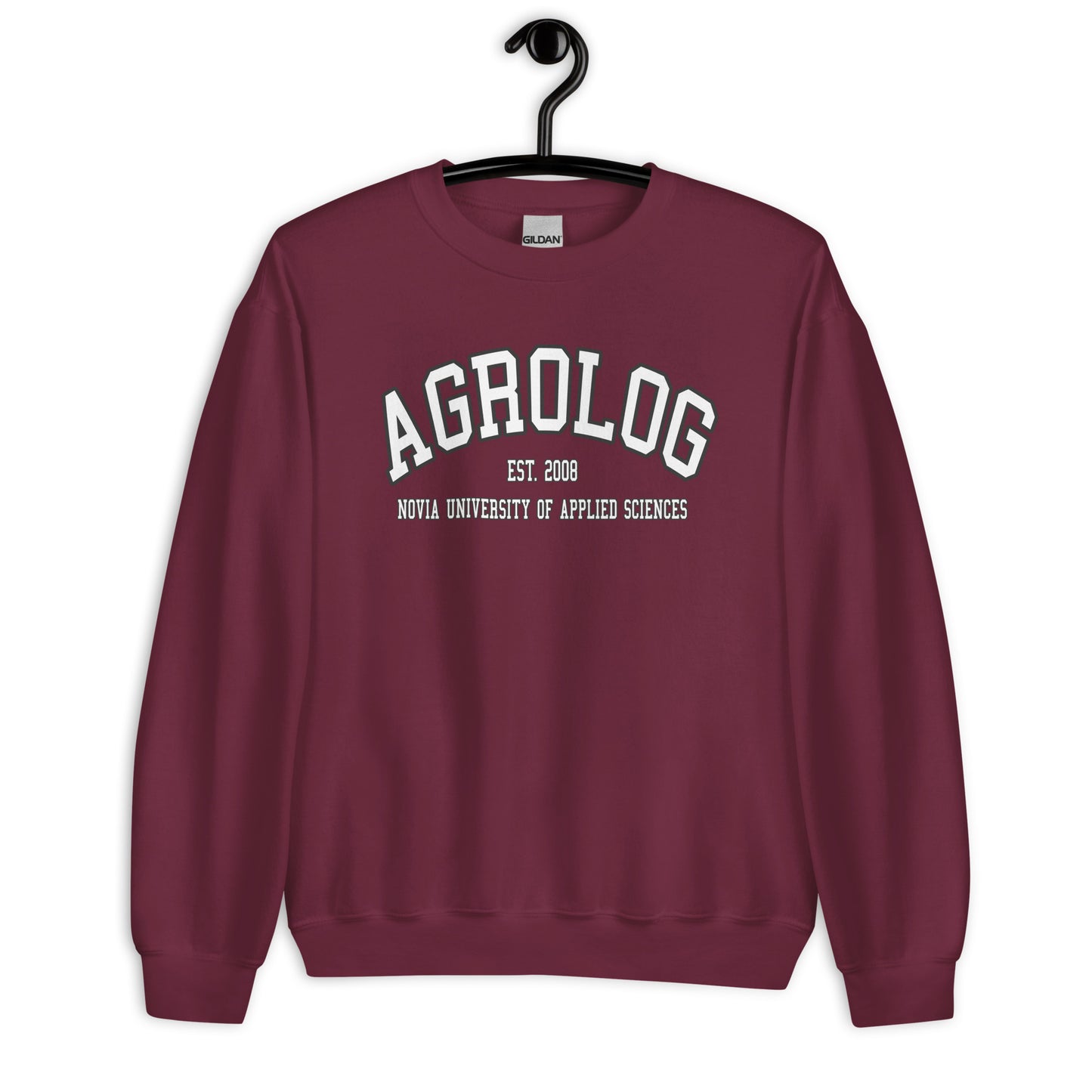 Agrolog Sweatshirt Vitt Tryck